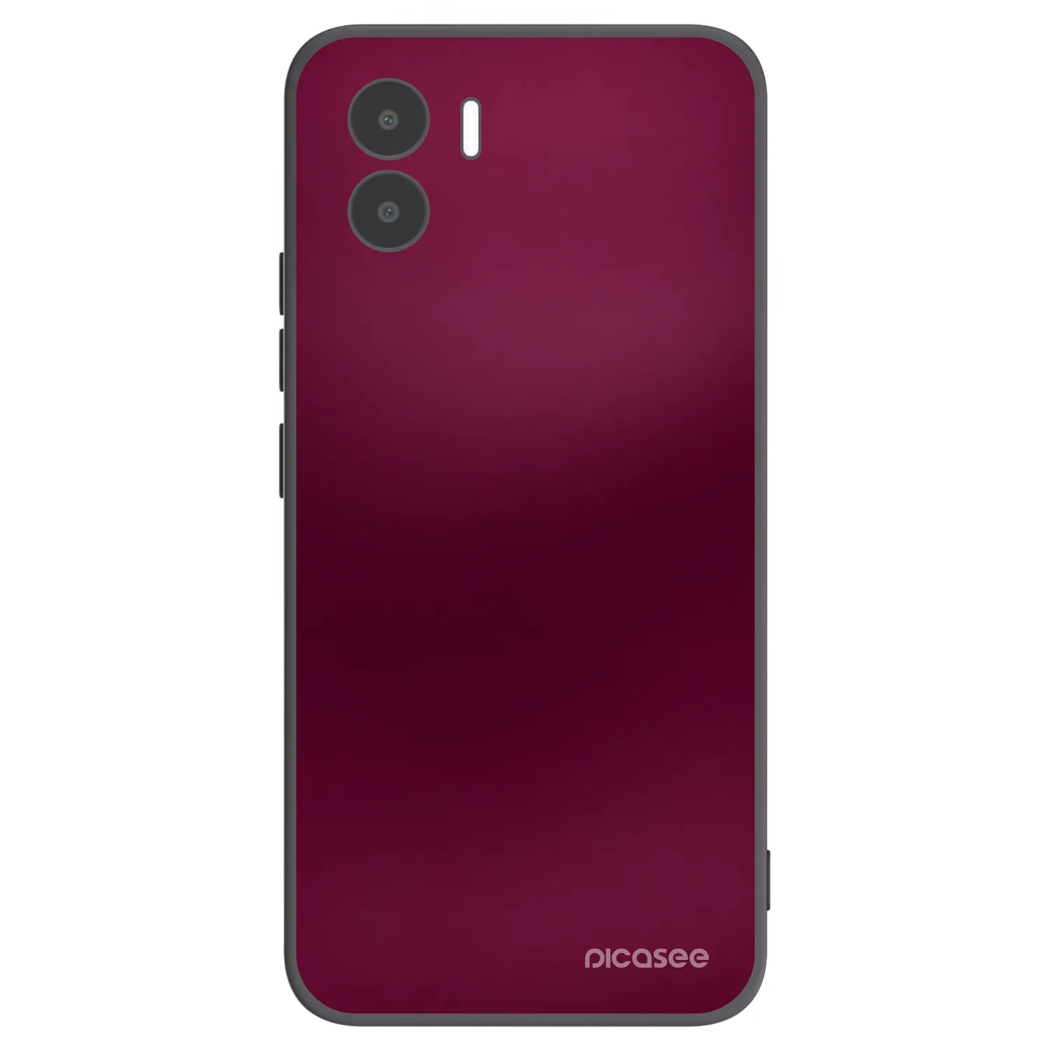 Picasee crna silikonska maskica za Xiaomi Redmi A1 - Velvet Bordeaux