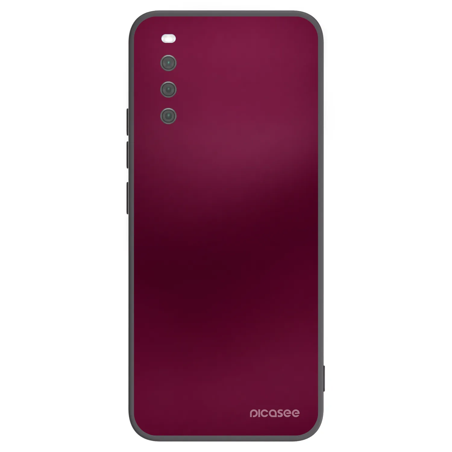 Picasee crna silikonska maskica za Sony Xperia 10 III - Velvet Bordeaux