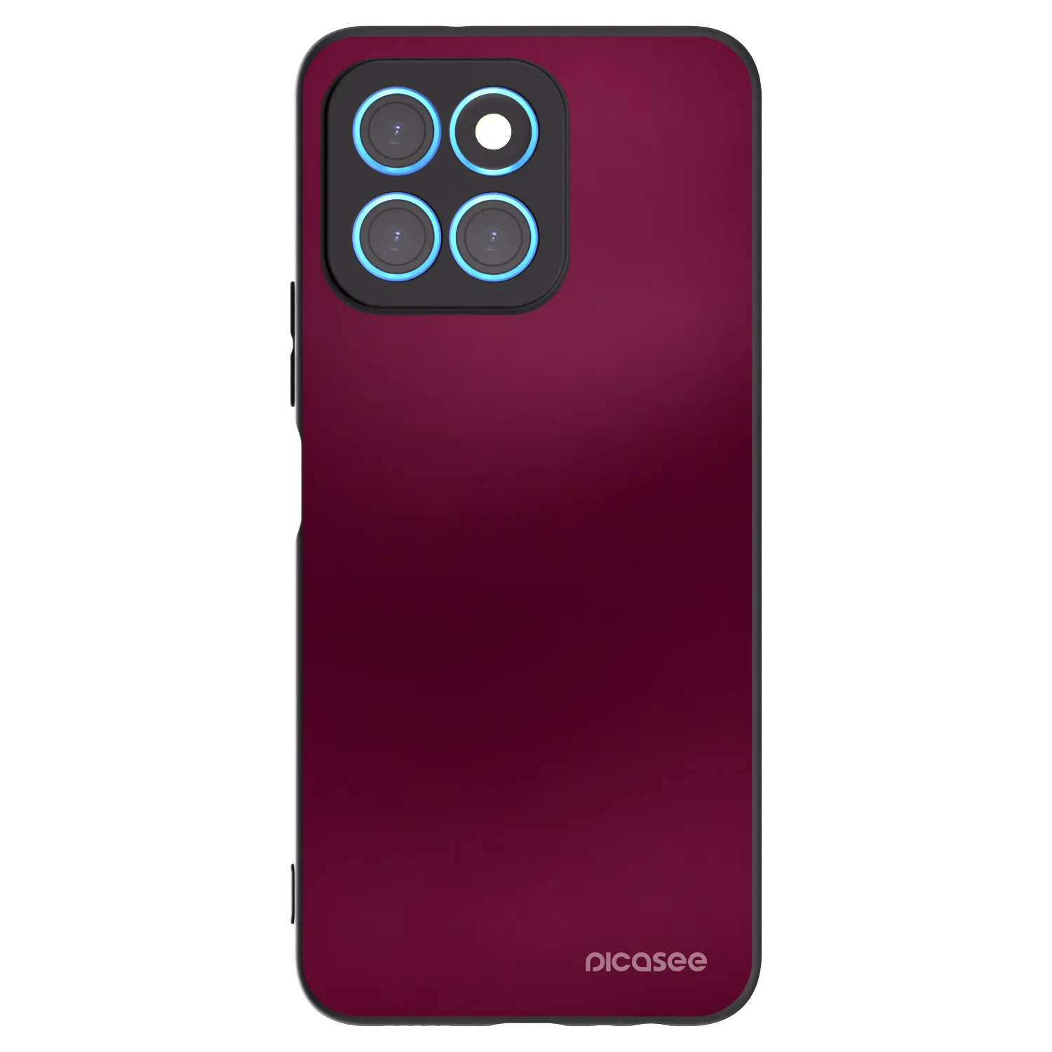 Picasee crna silikonska maskica za Honor X6 - Velvet Bordeaux