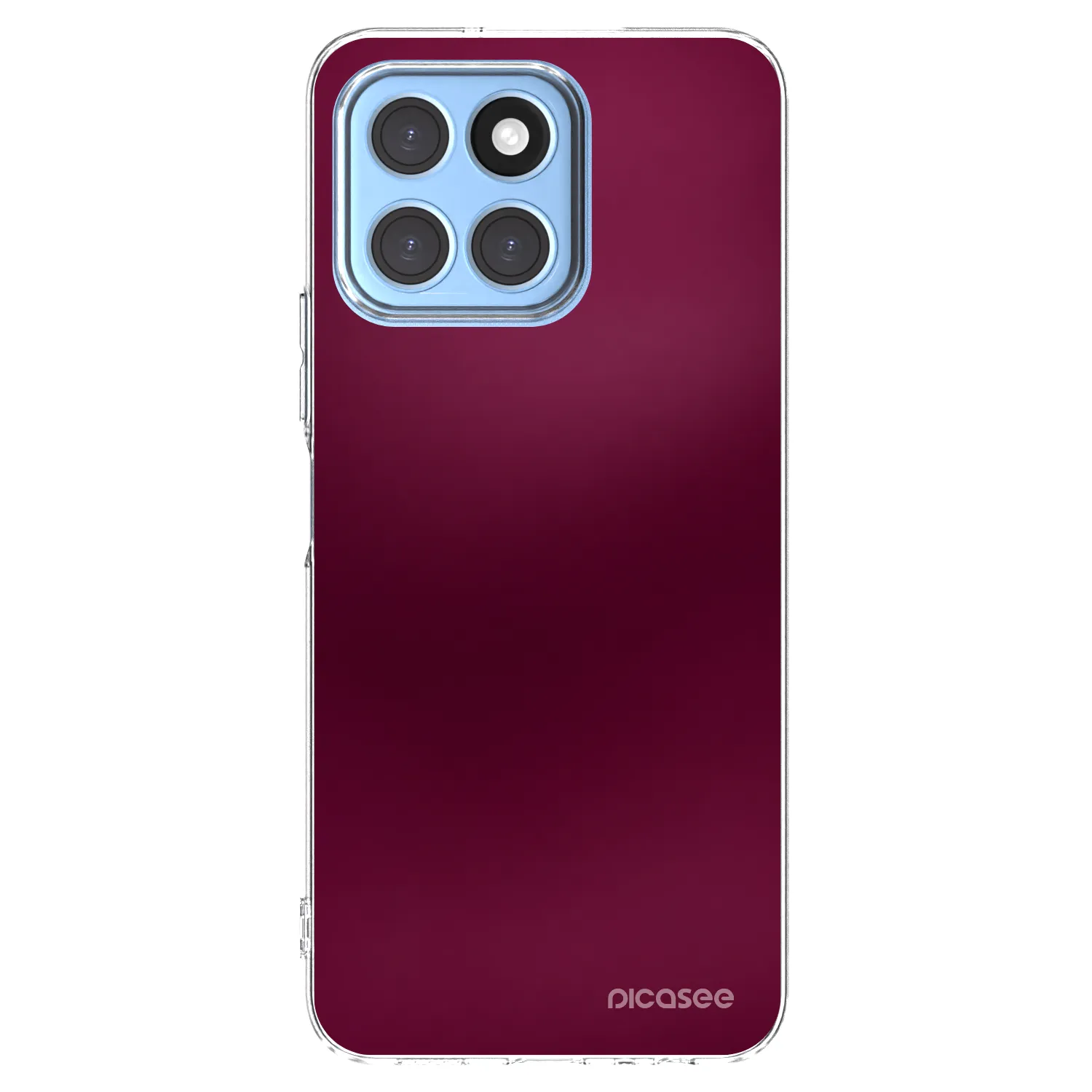 Picasee silikonska prozirna maskica za Honor X6 - Velvet Bordeaux