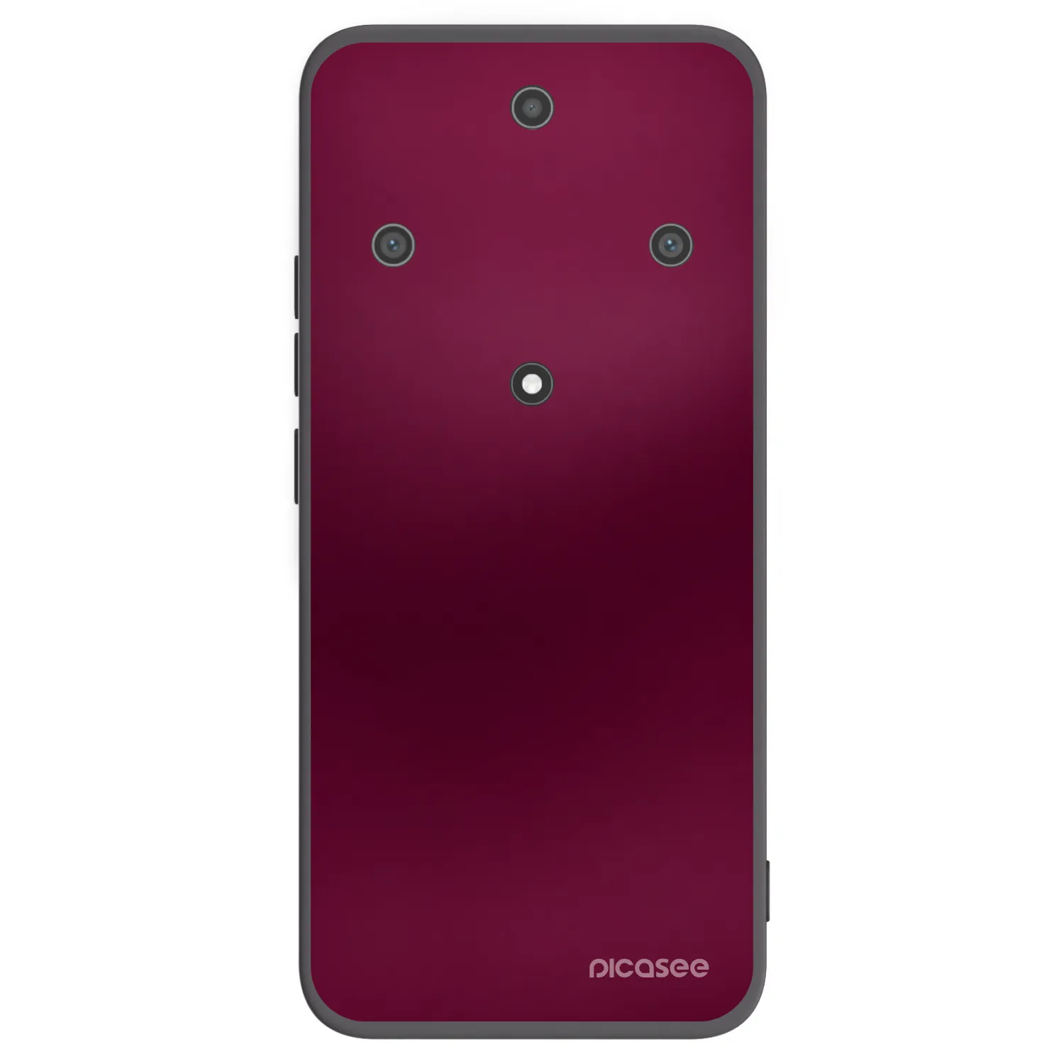 Picasee crna silikonska maskica za Honor Magic5 Lite 5G - Velvet Bordeaux