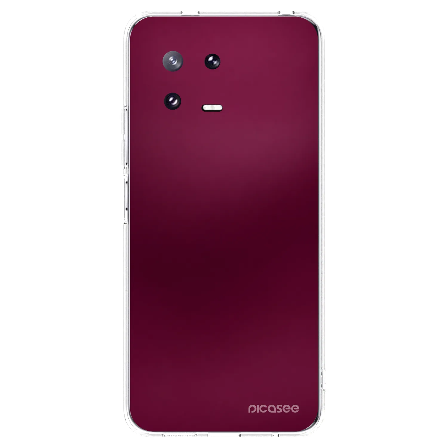 Picasee silikonska prozirna maskica za Xiaomi 13 Pro - Velvet Bordeaux