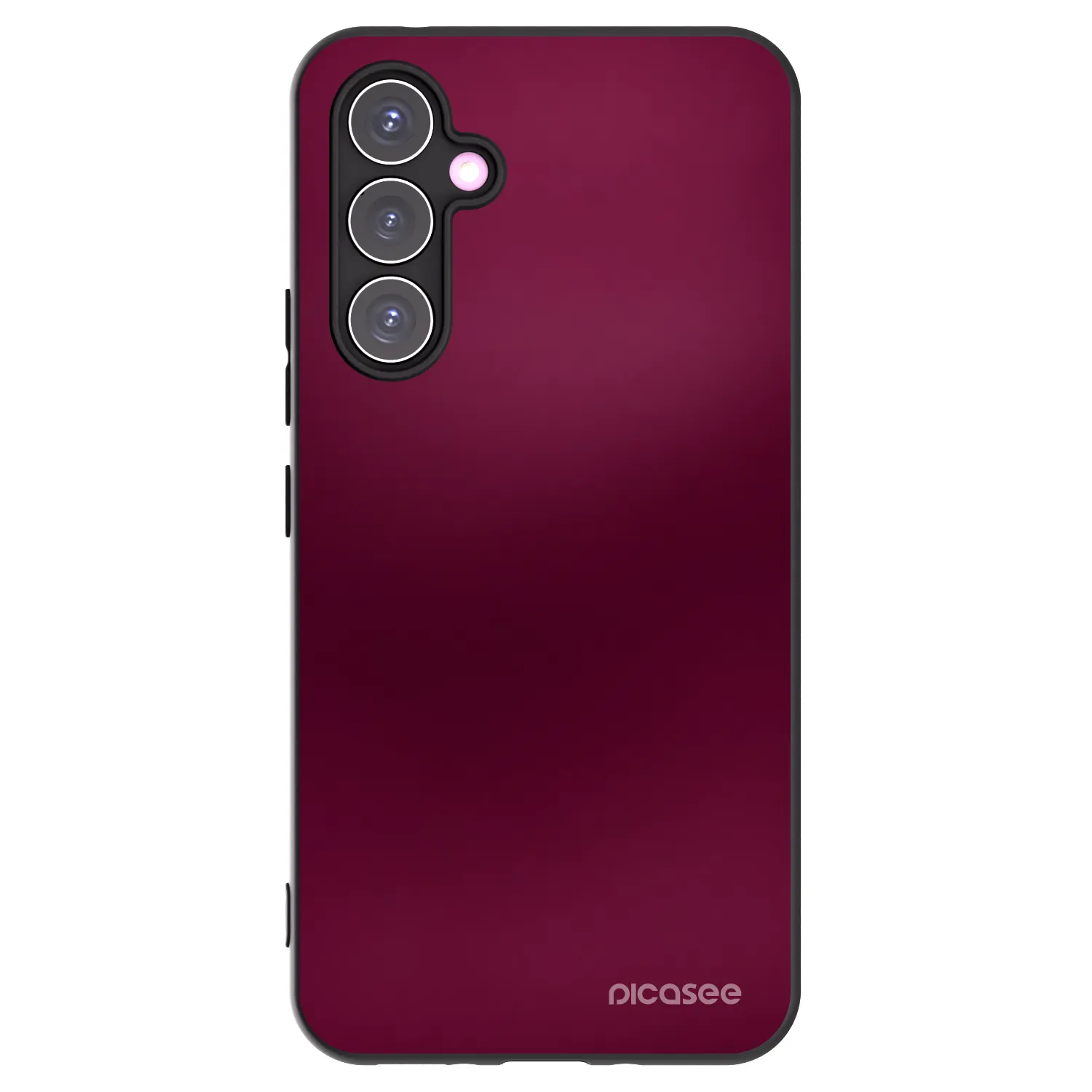 Picasee crna silikonska maskica za Samsung Galaxy A54 5G A546B - Velvet Bordeaux