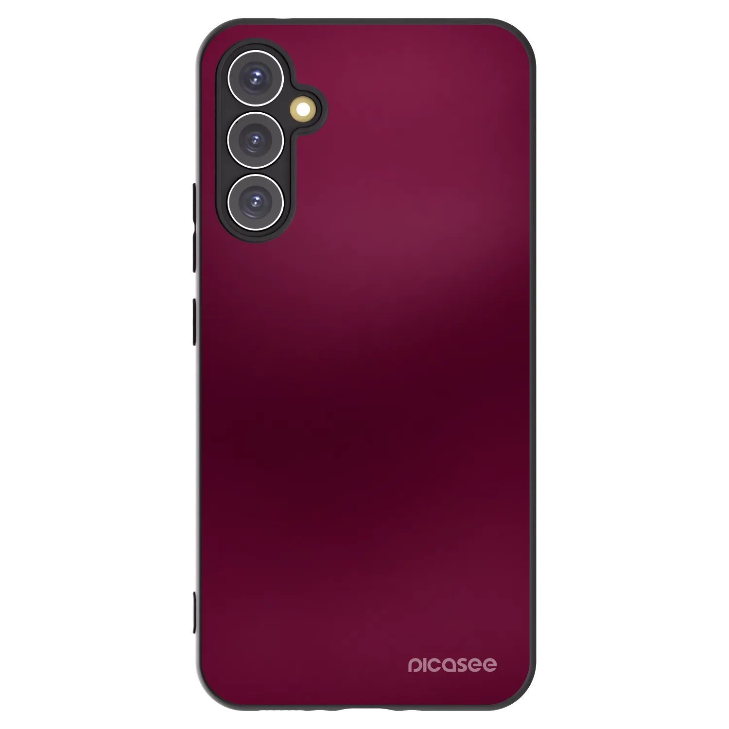 Picasee crna silikonska maskica za Samsung Galaxy A34 5G A346B - Velvet Bordeaux