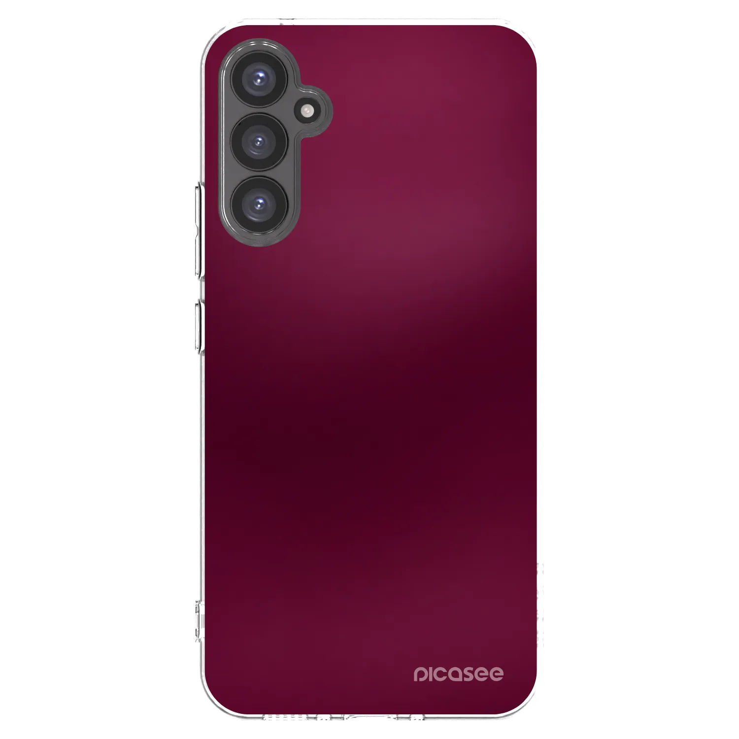 Picasee silikonska prozirna maskica za Samsung Galaxy A34 5G A346B - Velvet Bordeaux