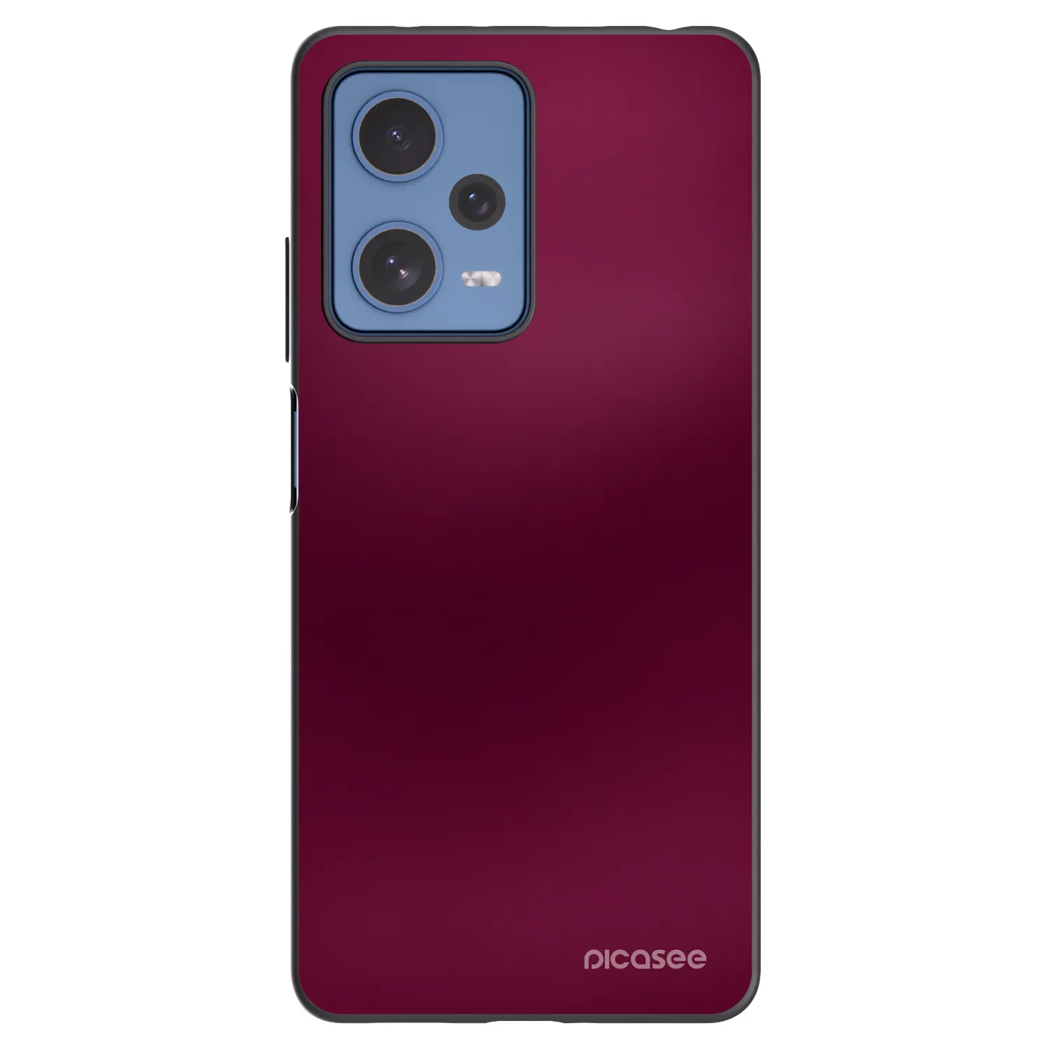Picasee crna silikonska maskica za Xiaomi Redmi Note 12 Pro 5G - Velvet Bordeaux