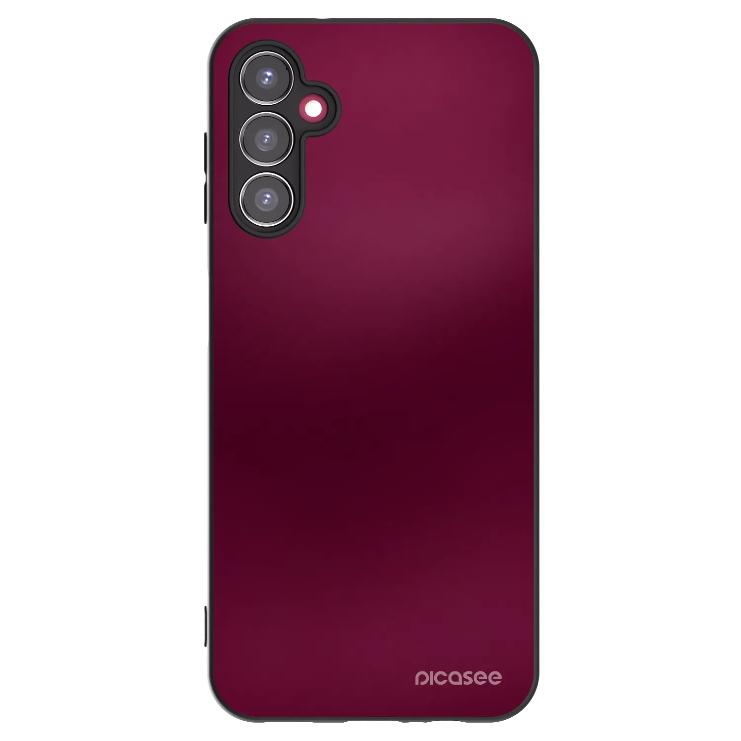 Picasee crna silikonska maskica za Samsung Galaxy A14 4G A145R - Velvet Bordeaux