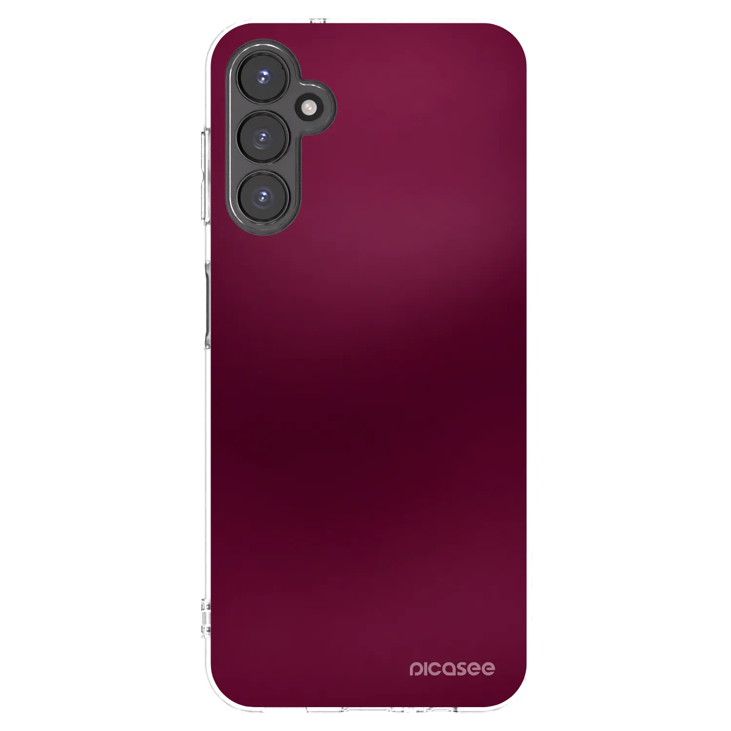 Picasee silikonska prozirna maskica za Samsung Galaxy A14 4G A145R - Velvet Bordeaux