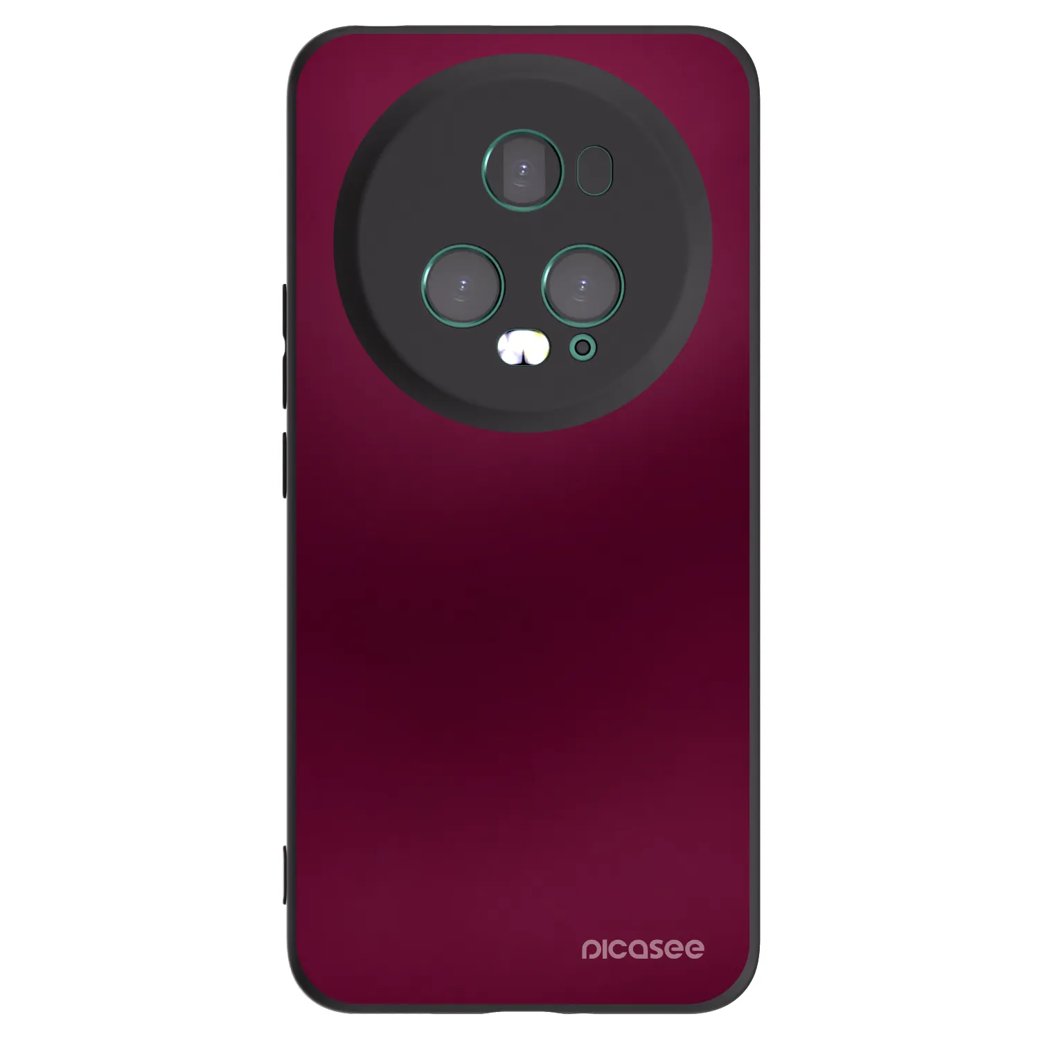 Picasee crna silikonska maskica za Honor Magic5 Pro - Velvet Bordeaux