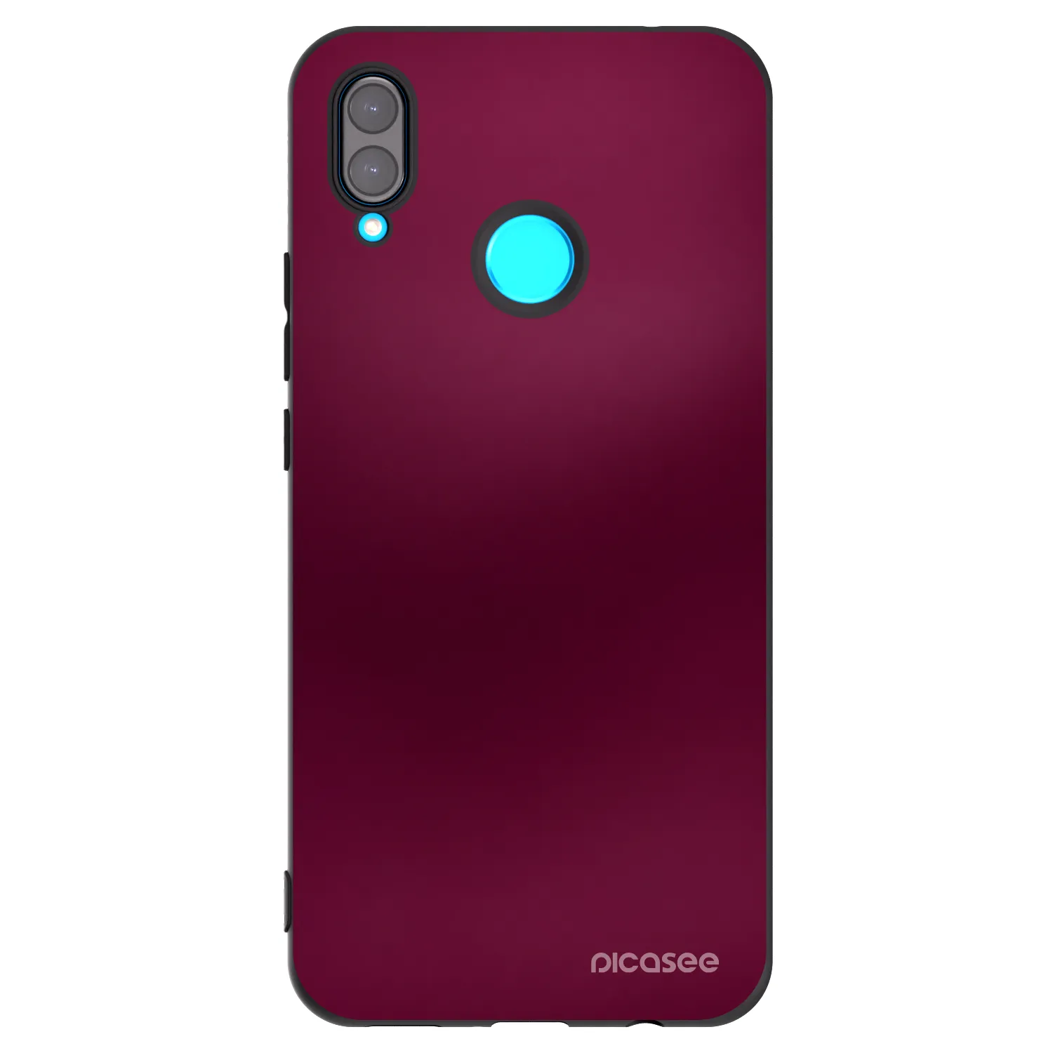 Picasee crna silikonska maskica za Huawei Nova 3 - Velvet Bordeaux