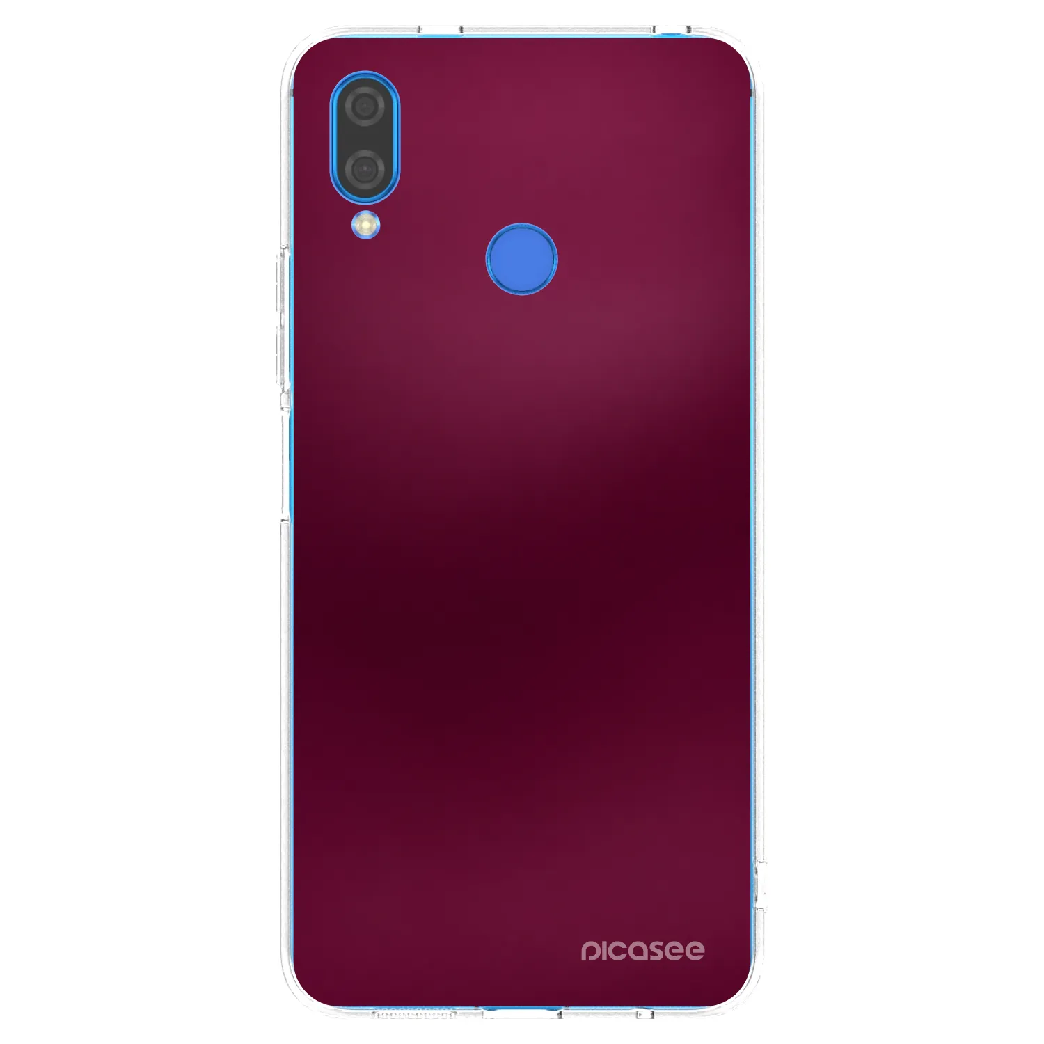 Picasee silikonska prozirna maskica za Huawei Nova 3i - Velvet Bordeaux