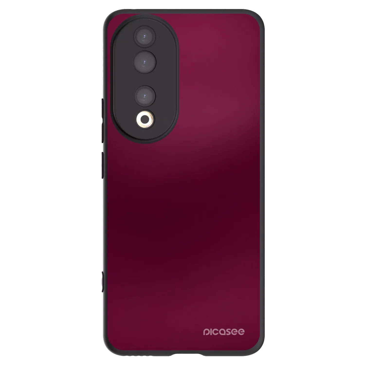 Picasee crna silikonska maskica za Honor 90 5G - Velvet Bordeaux