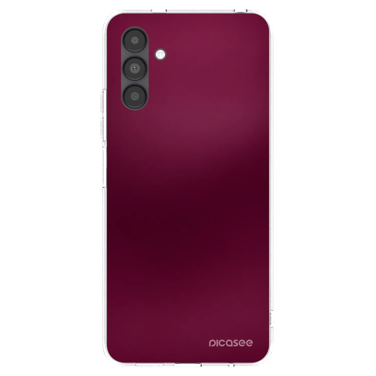 Picasee silikonska prozirna maskica za Samsung Galaxy A04s A047F - Velvet Bordeaux