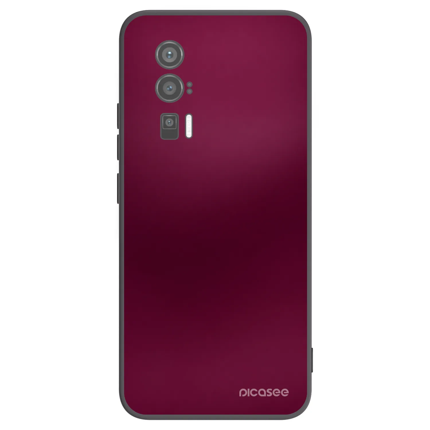 Picasee crna silikonska maskica za Xiaomi Poco F5 Pro 5G - Velvet Bordeaux