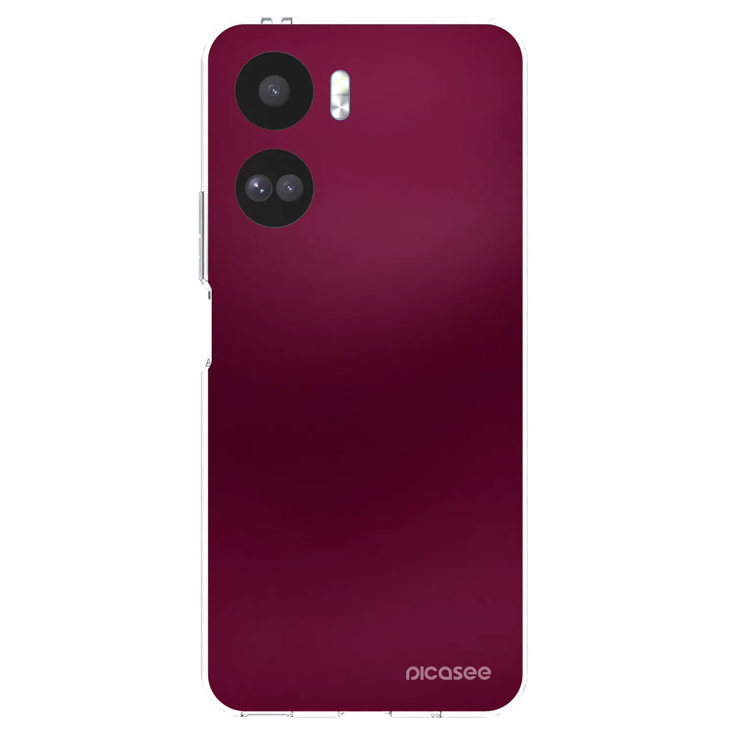 Picasee silikonska prozirna maskica za Honor 90 Lite 5G - Velvet Bordeaux