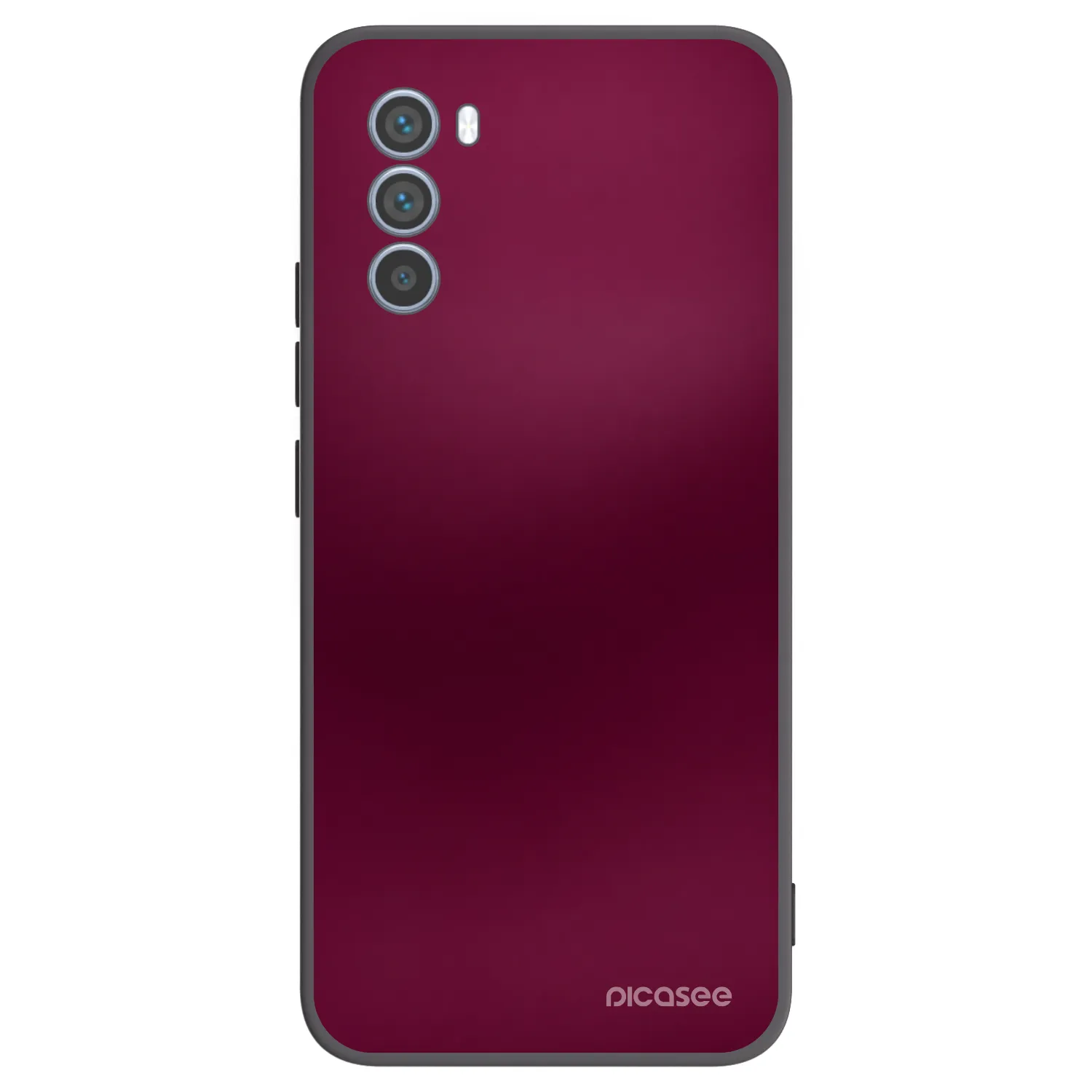 Picasee crna silikonska maskica za Motorola Moto G62 - Velvet Bordeaux