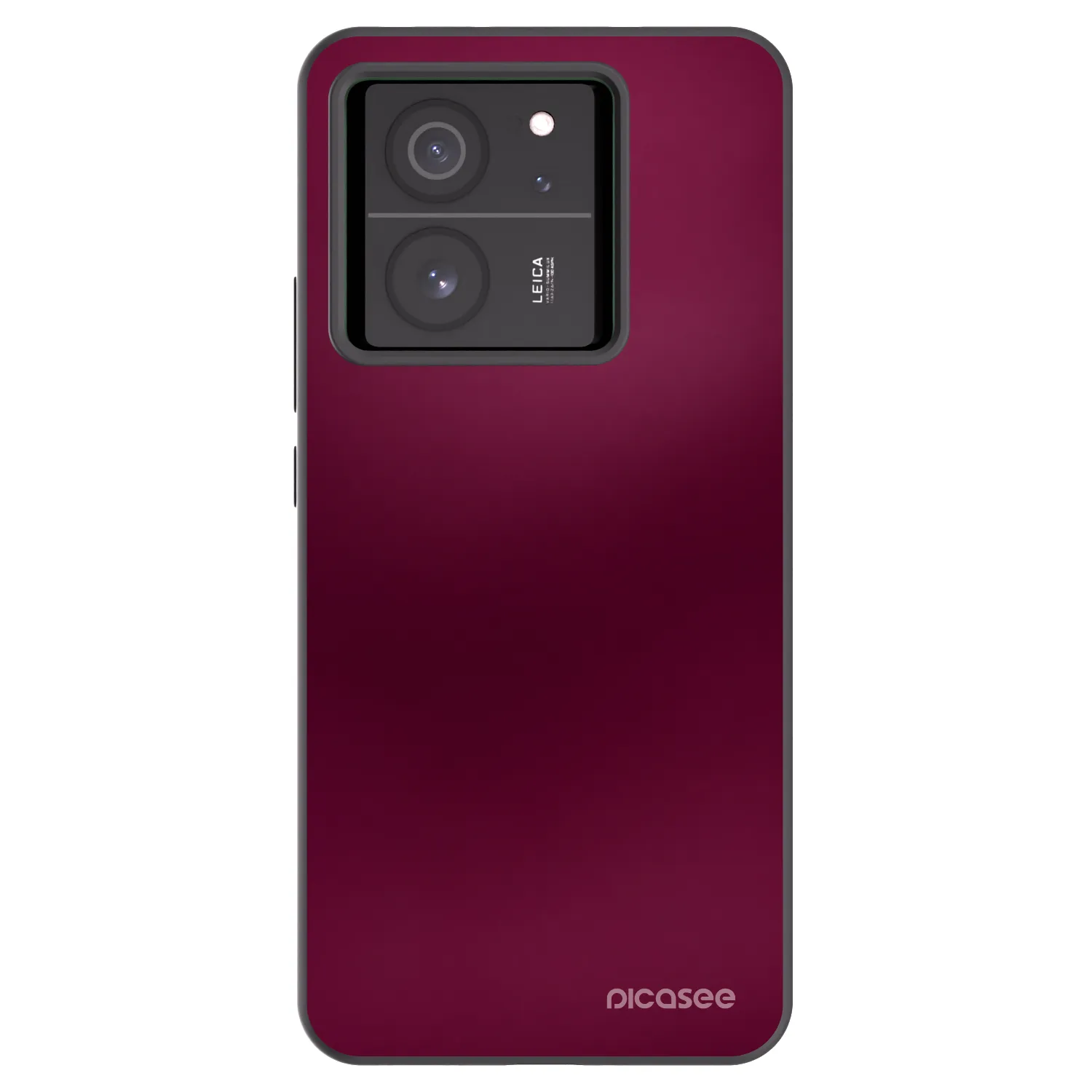 Picasee crna silikonska maskica za Xiaomi 13T - Velvet Bordeaux