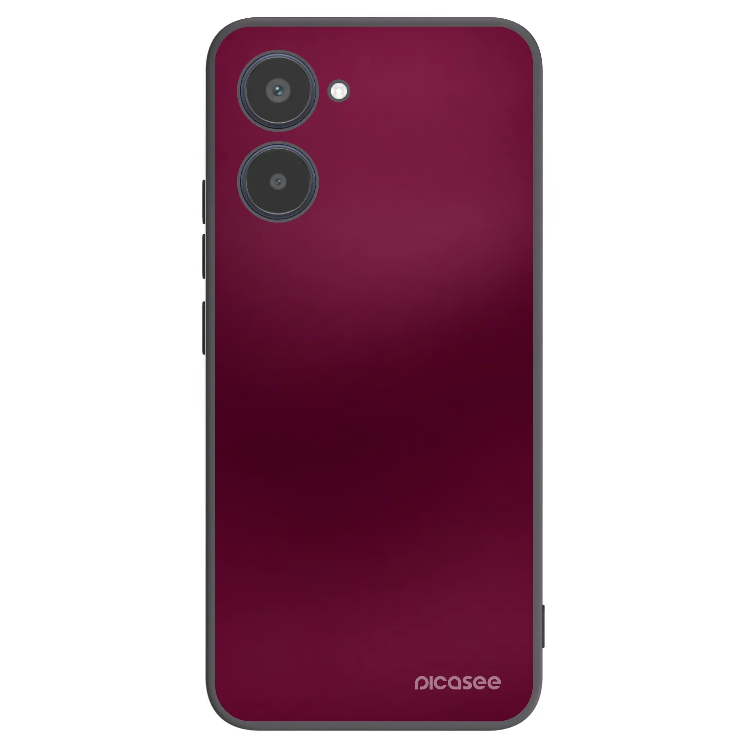 Picasee crna silikonska maskica za Realme 10 4G - Velvet Bordeaux