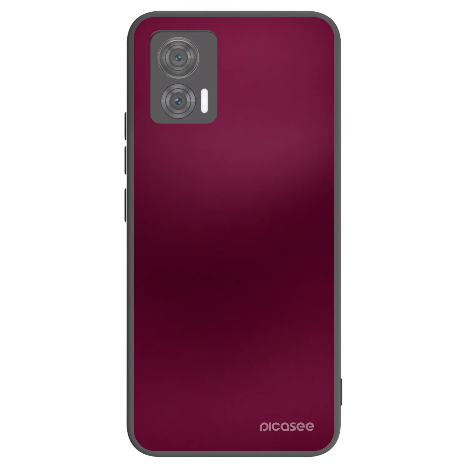 Picasee crna silikonska maskica za Motorola Edge 30 Neo - Velvet Bordeaux