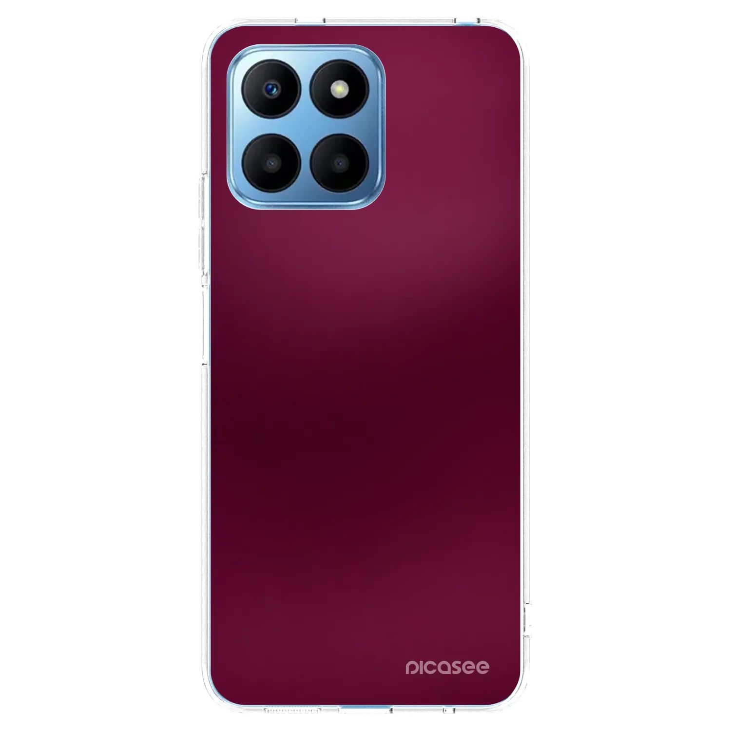 Picasee silikonska prozirna maskica za Honor 70 Lite - Velvet Bordeaux