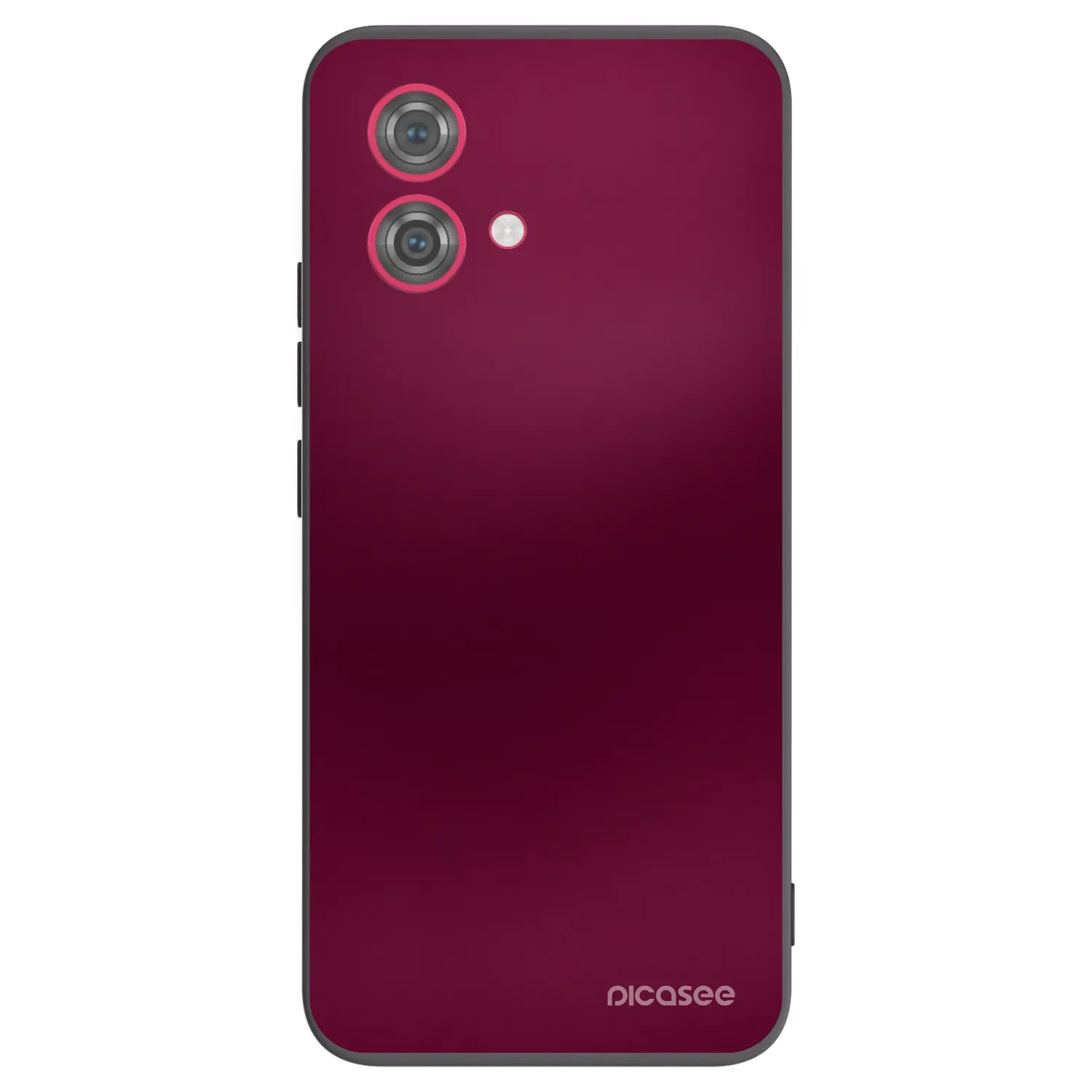 Picasee crna silikonska maskica za Motorola Moto G84 5G - Velvet Bordeaux