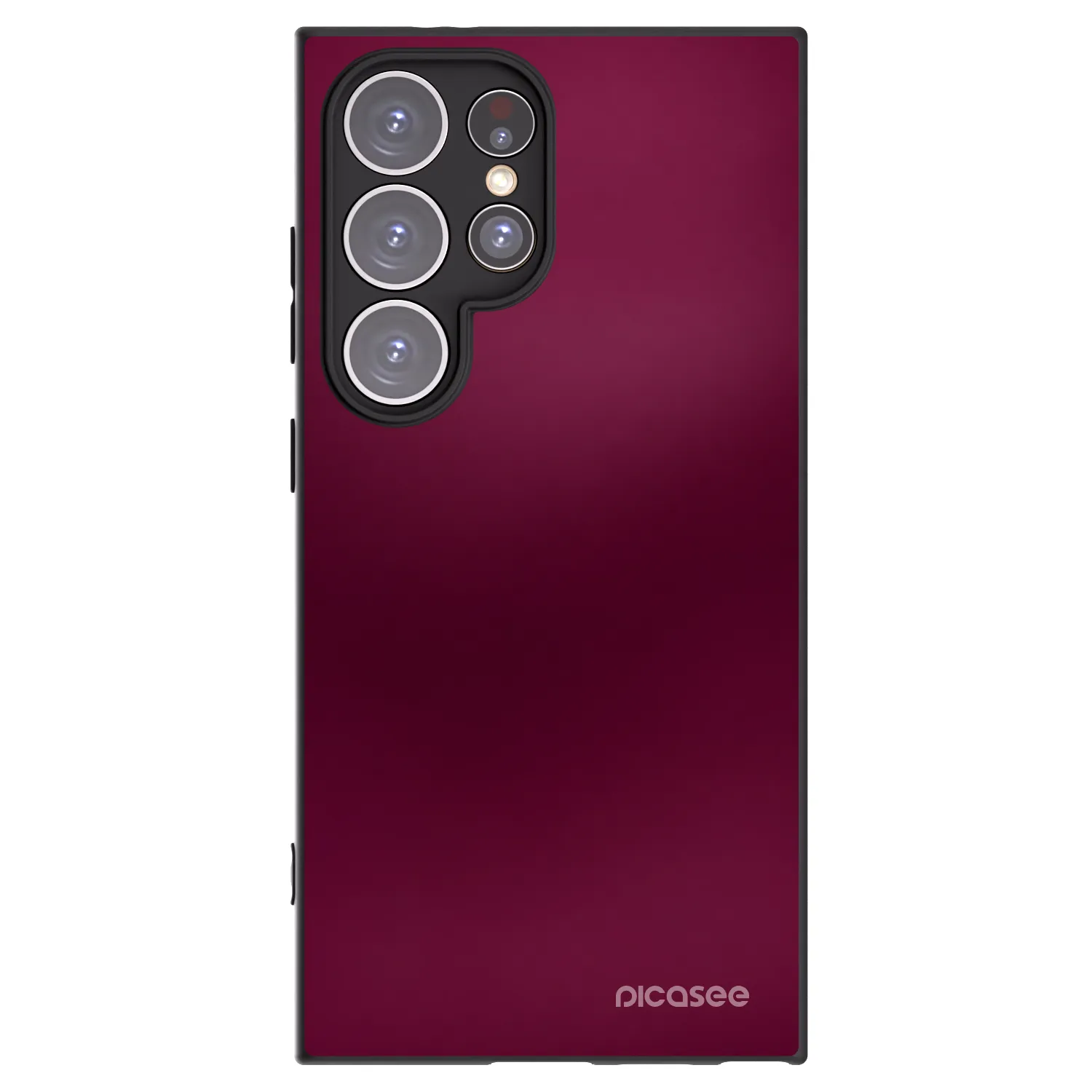 Picasee crna silikonska maskica za Samsung Galaxy S24 Ultra S928B 5G - Velvet Bordeaux