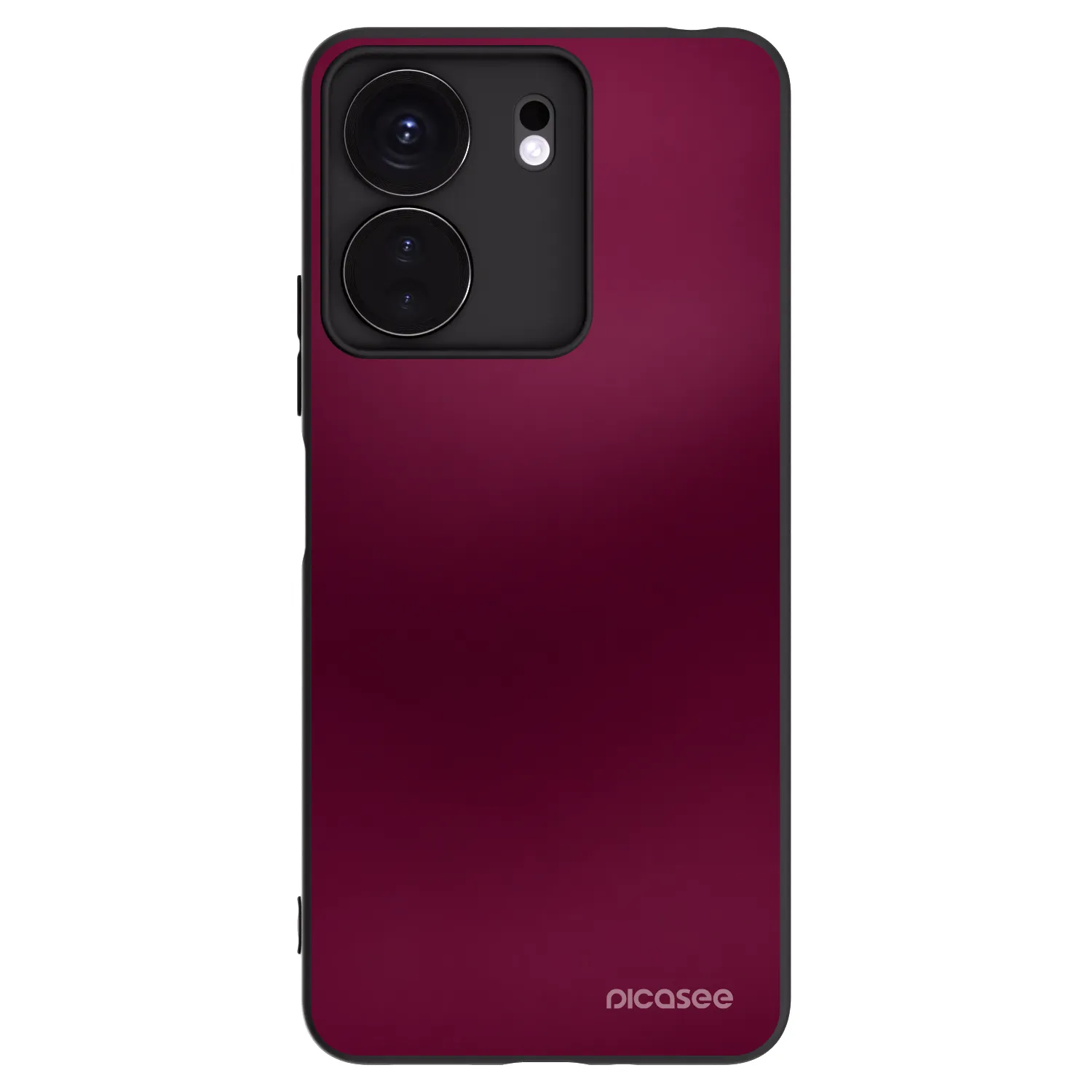 Picasee crna silikonska maskica za Xiaomi Redmi 13C 4G - Velvet Bordeaux