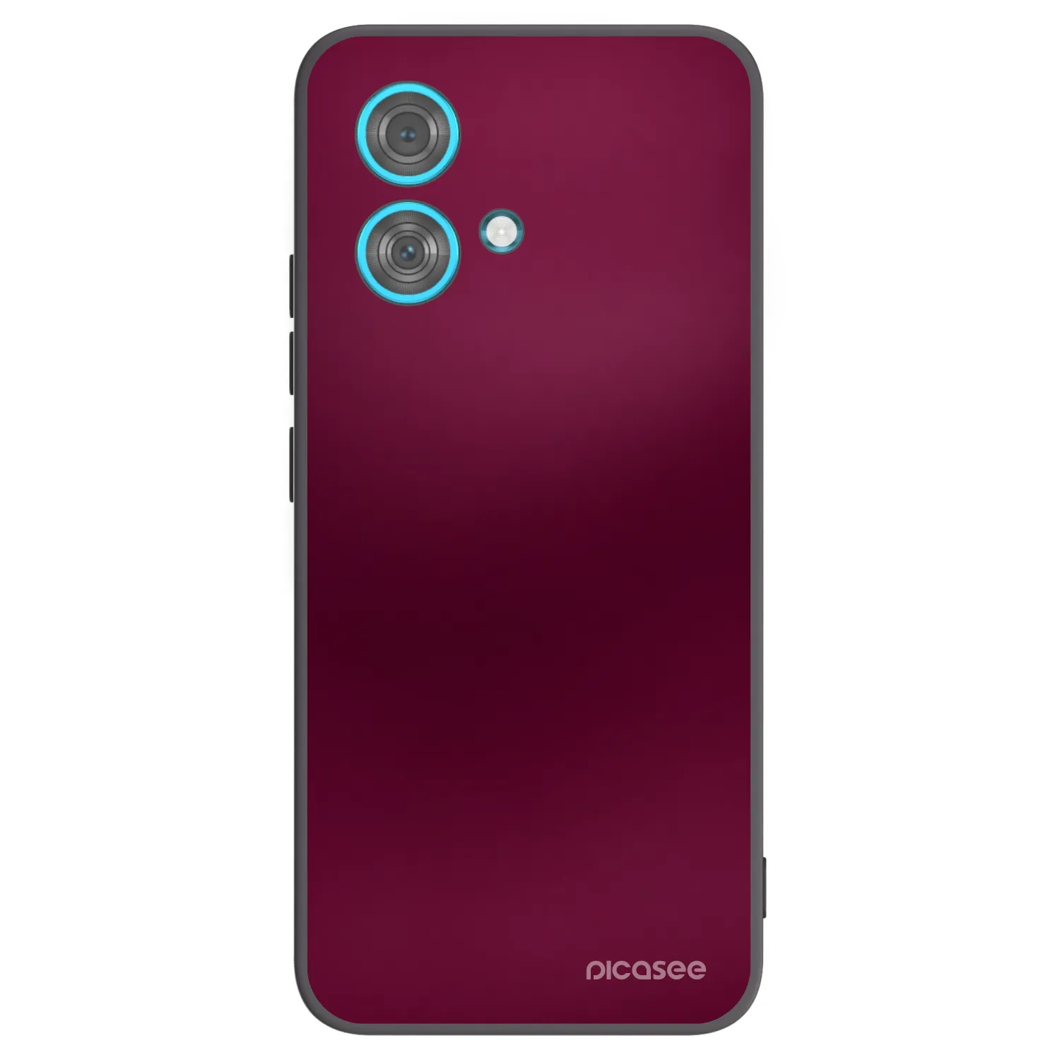 Picasee crna silikonska maskica za Motorola Edge 40 Neo - Velvet Bordeaux