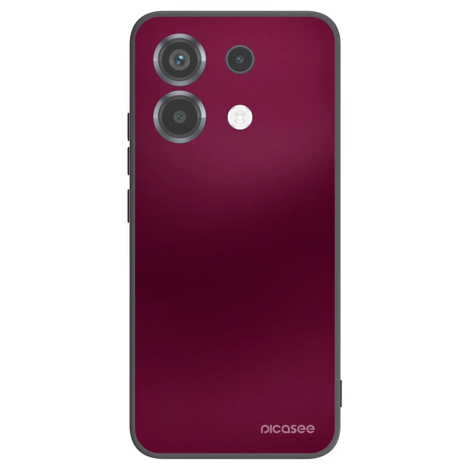 Picasee crna silikonska maskica za Xiaomi Poco X6 - Velvet Bordeaux