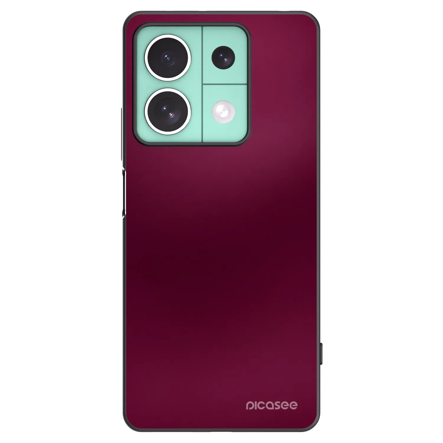 Picasee crna silikonska maskica za Xiaomi Redmi Note 13 5G - Velvet Bordeaux