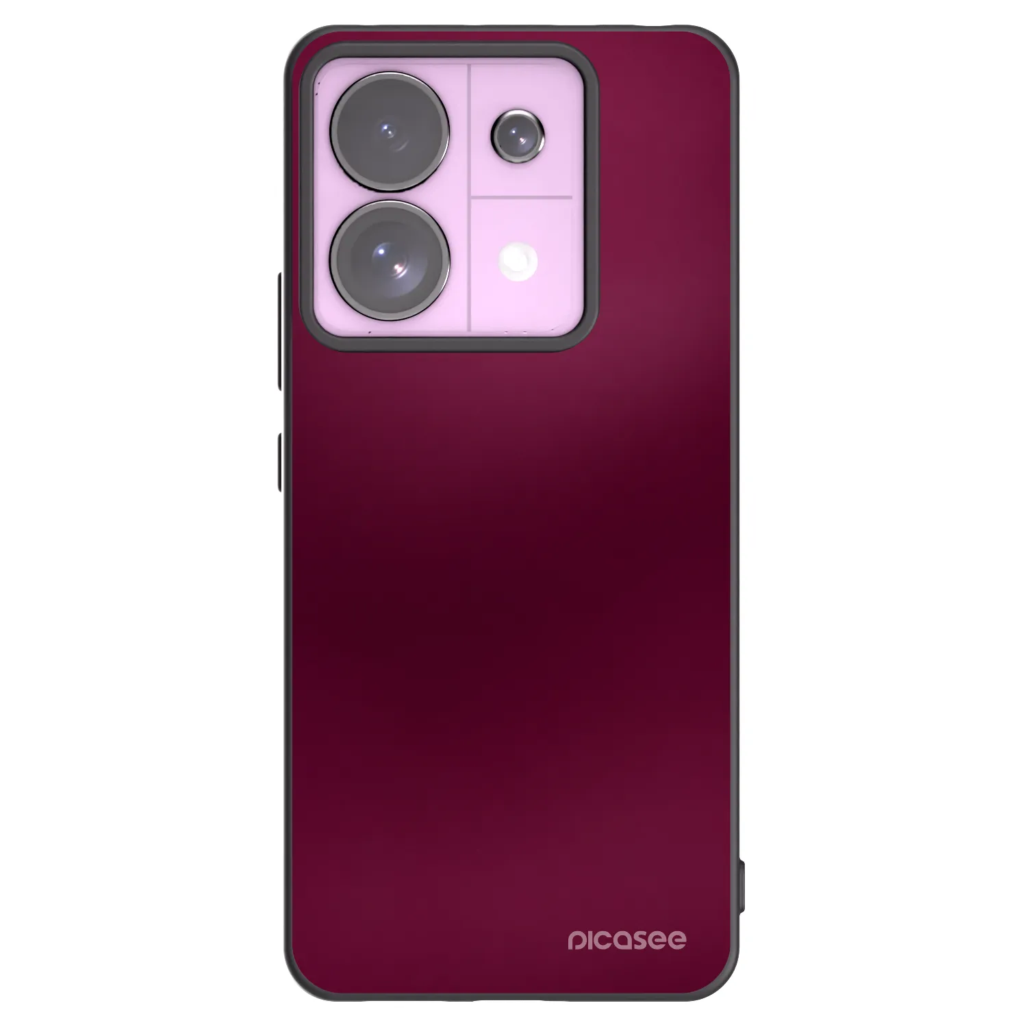 Picasee crna silikonska maskica za Xiaomi Redmi Note 13 Pro 5G - Velvet Bordeaux