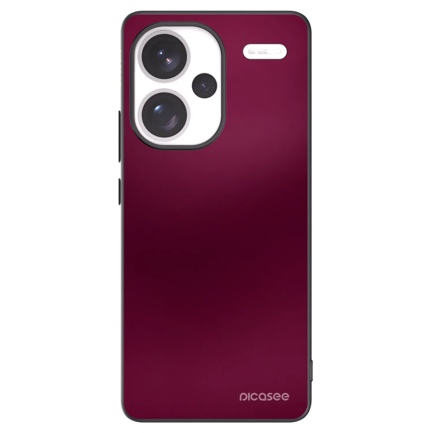Picasee crna silikonska maskica za Xiaomi Redmi Note 13 Pro+ 5G - Velvet Bordeaux