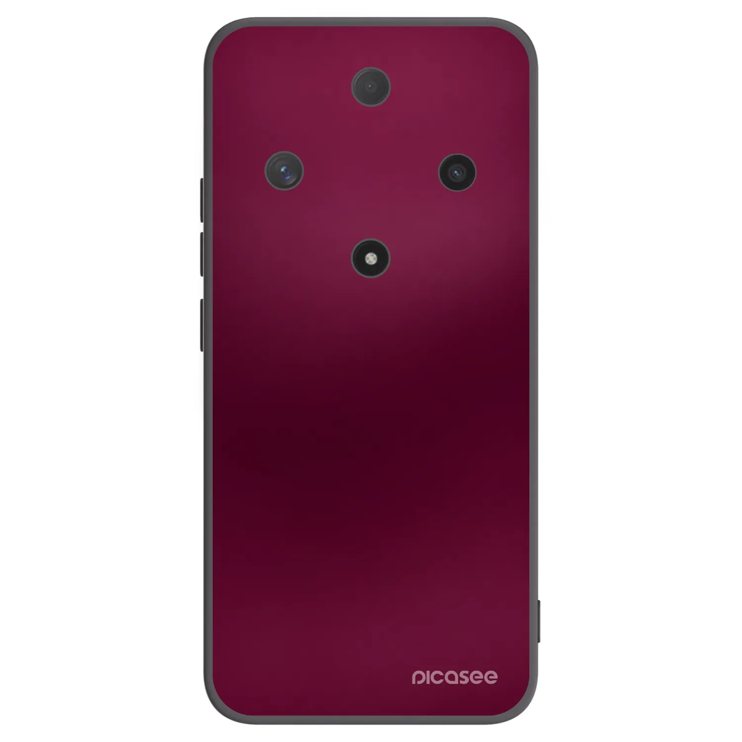 Picasee crna silikonska maskica za Honor Magic6 Lite 5G - Velvet Bordeaux