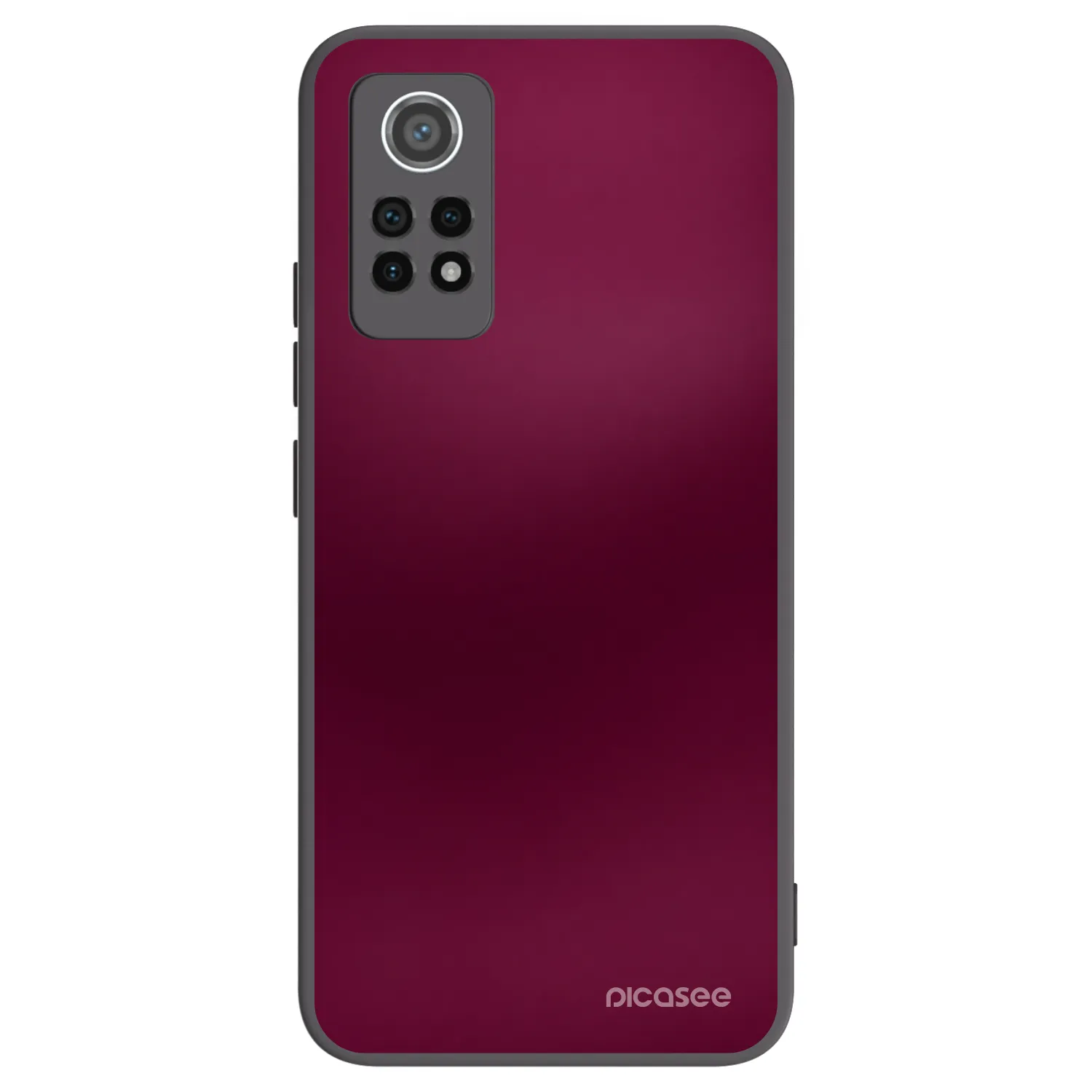 Picasee crna silikonska maskica za Xiaomi Redmi Note 12 Pro 4G - Velvet Bordeaux