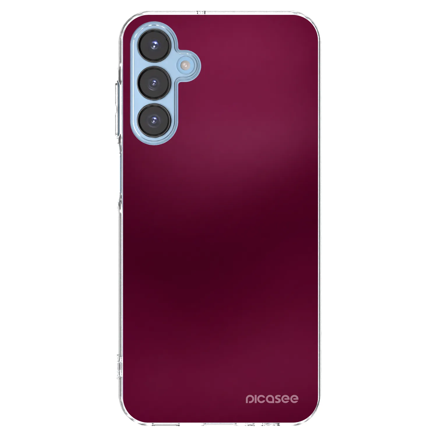 Picasee silikonska prozirna maskica za Samsung Galaxy A15 A156B 5G - Velvet Bordeaux
