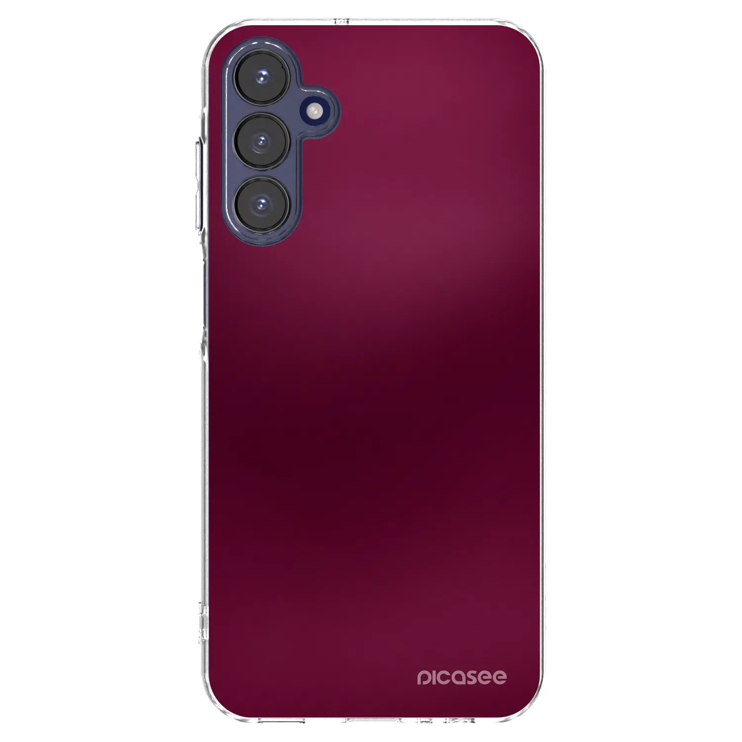 Picasee silikonska prozirna maskica za Samsung Galaxy A15 A155F 4G - Velvet Bordeaux