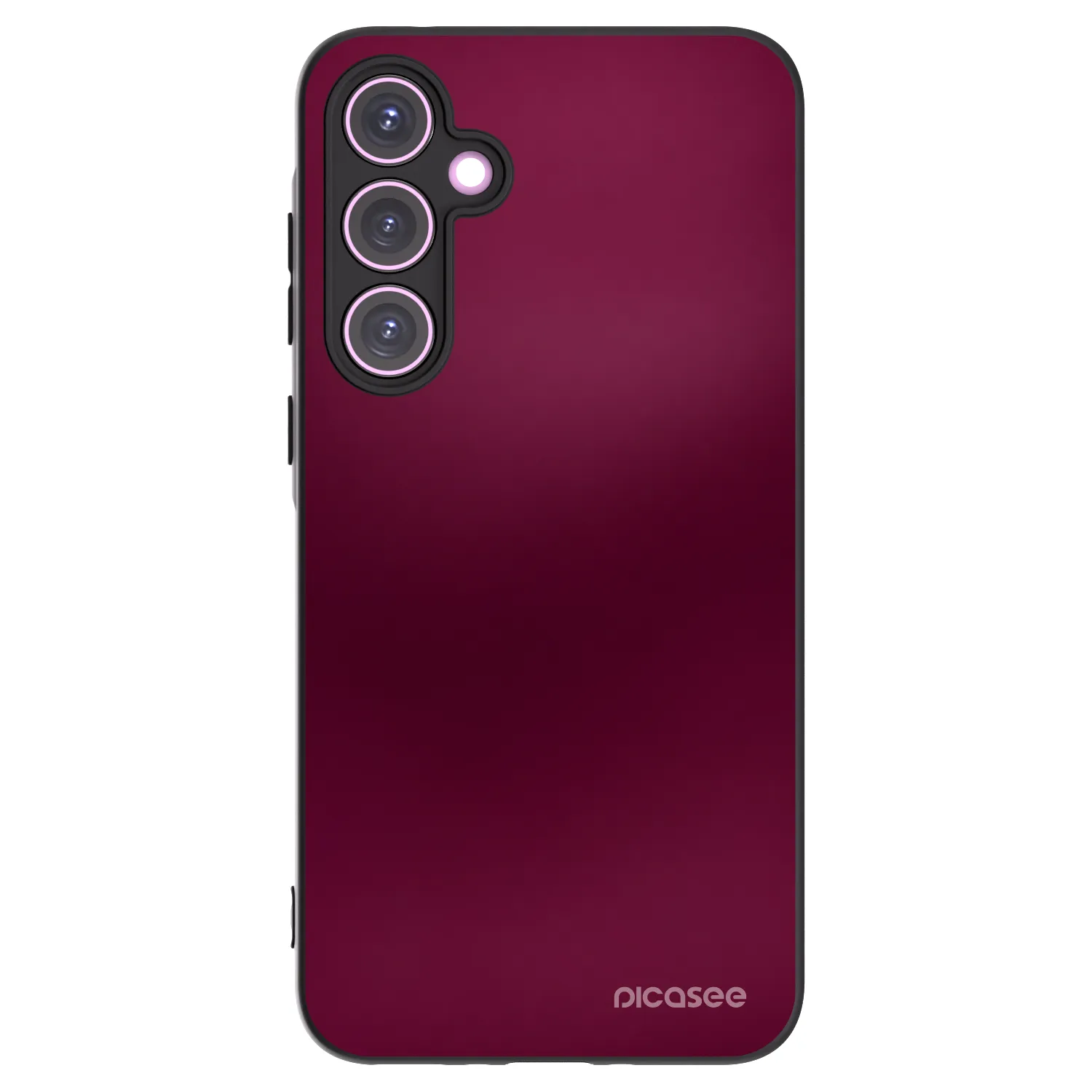 Picasee crna silikonska maskica za Samsung Galaxy A35 5G A356B - Velvet Bordeaux