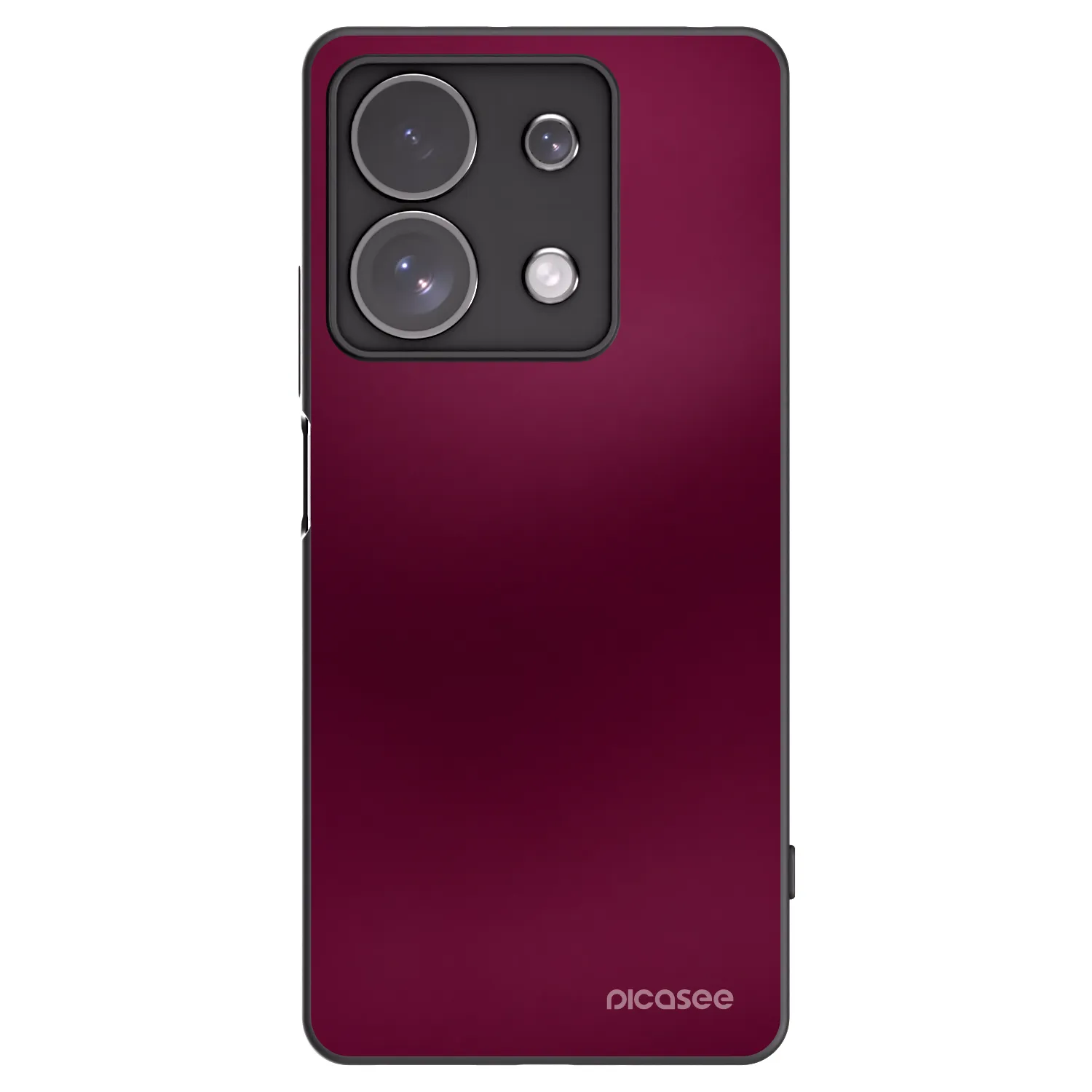 Picasee crna silikonska maskica za Xiaomi Redmi Note 13 Pro 4G - Velvet Bordeaux
