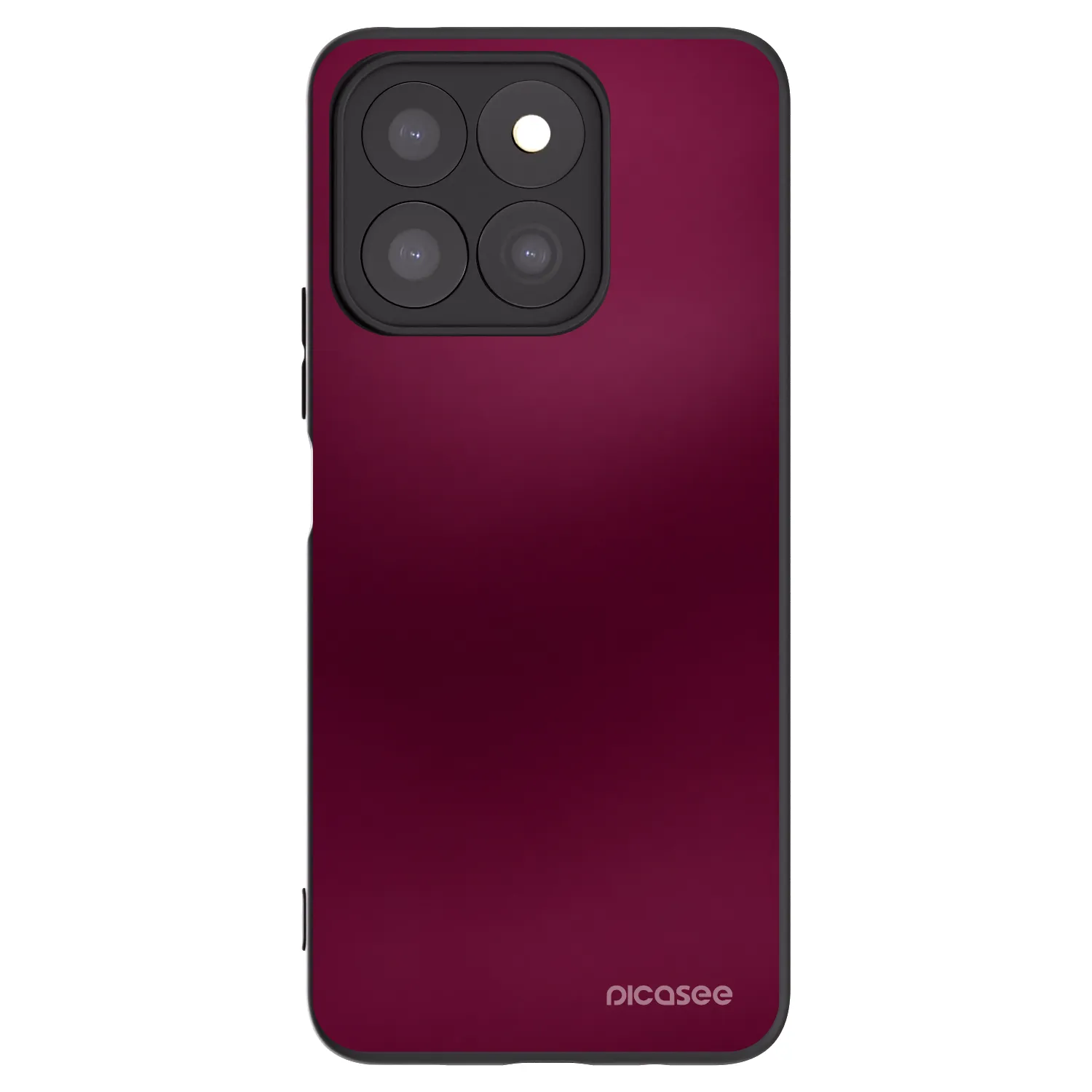 Picasee crna silikonska maskica za Honor X8b - Velvet Bordeaux