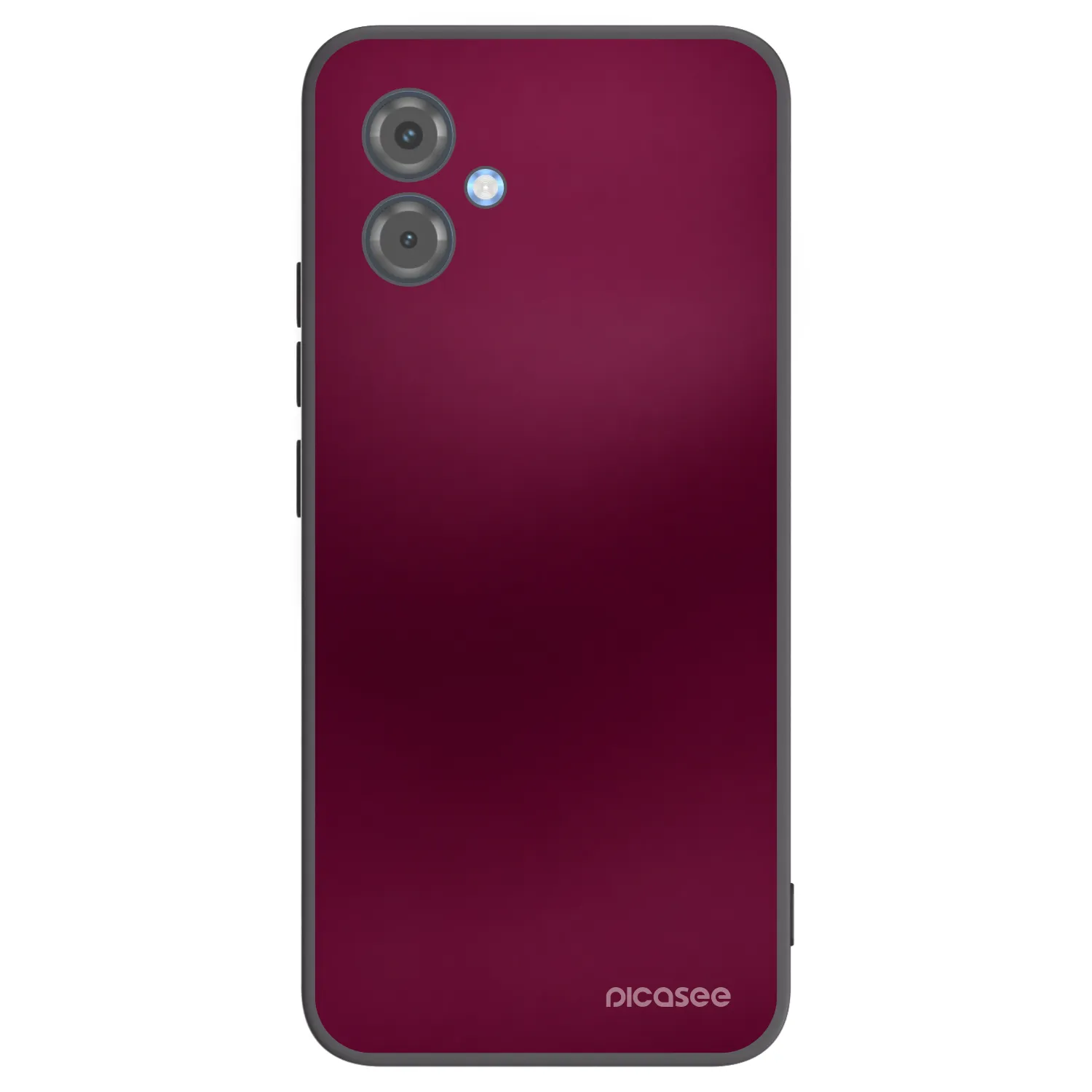 Picasee crna silikonska maskica za Motorola Moto G14 - Velvet Bordeaux