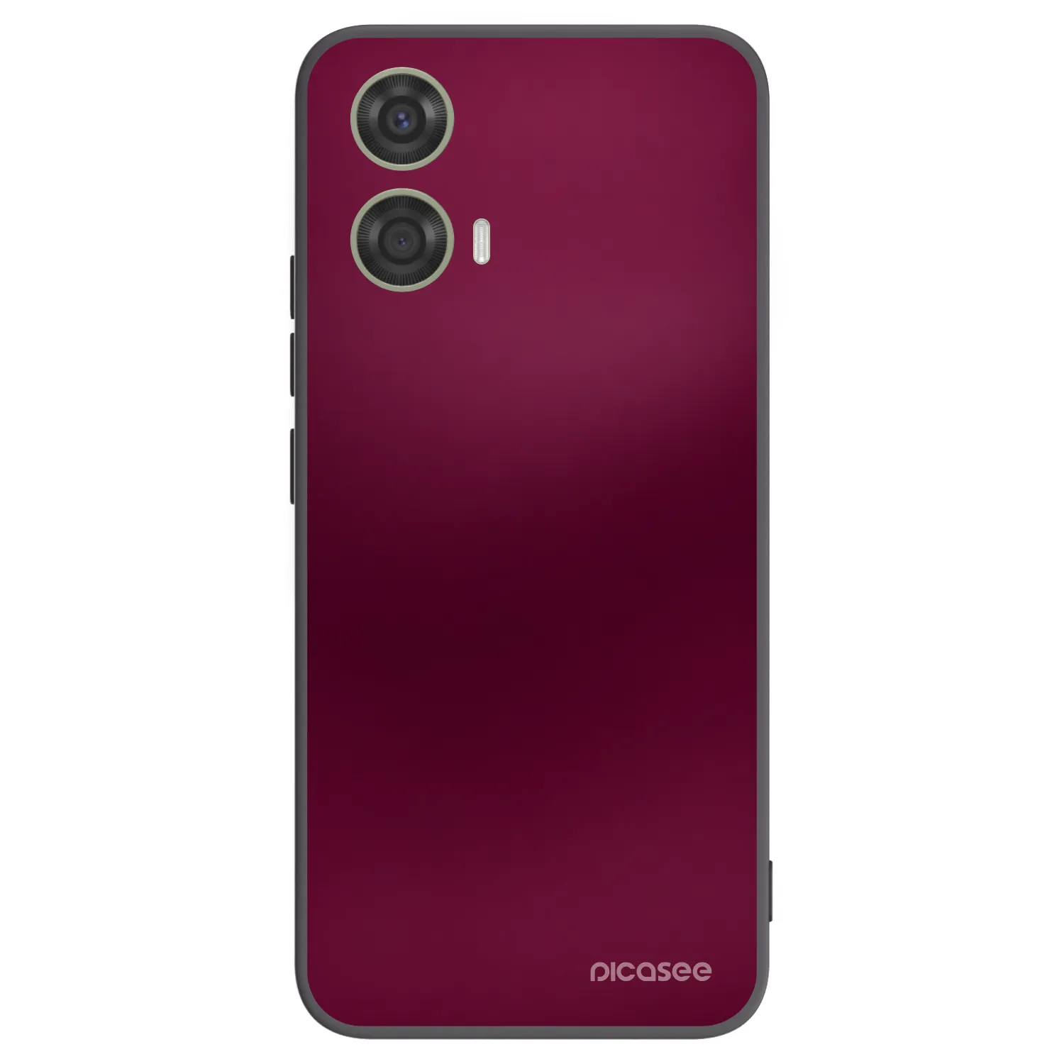 Picasee crna silikonska maskica za Motorola Moto G24 - Velvet Bordeaux