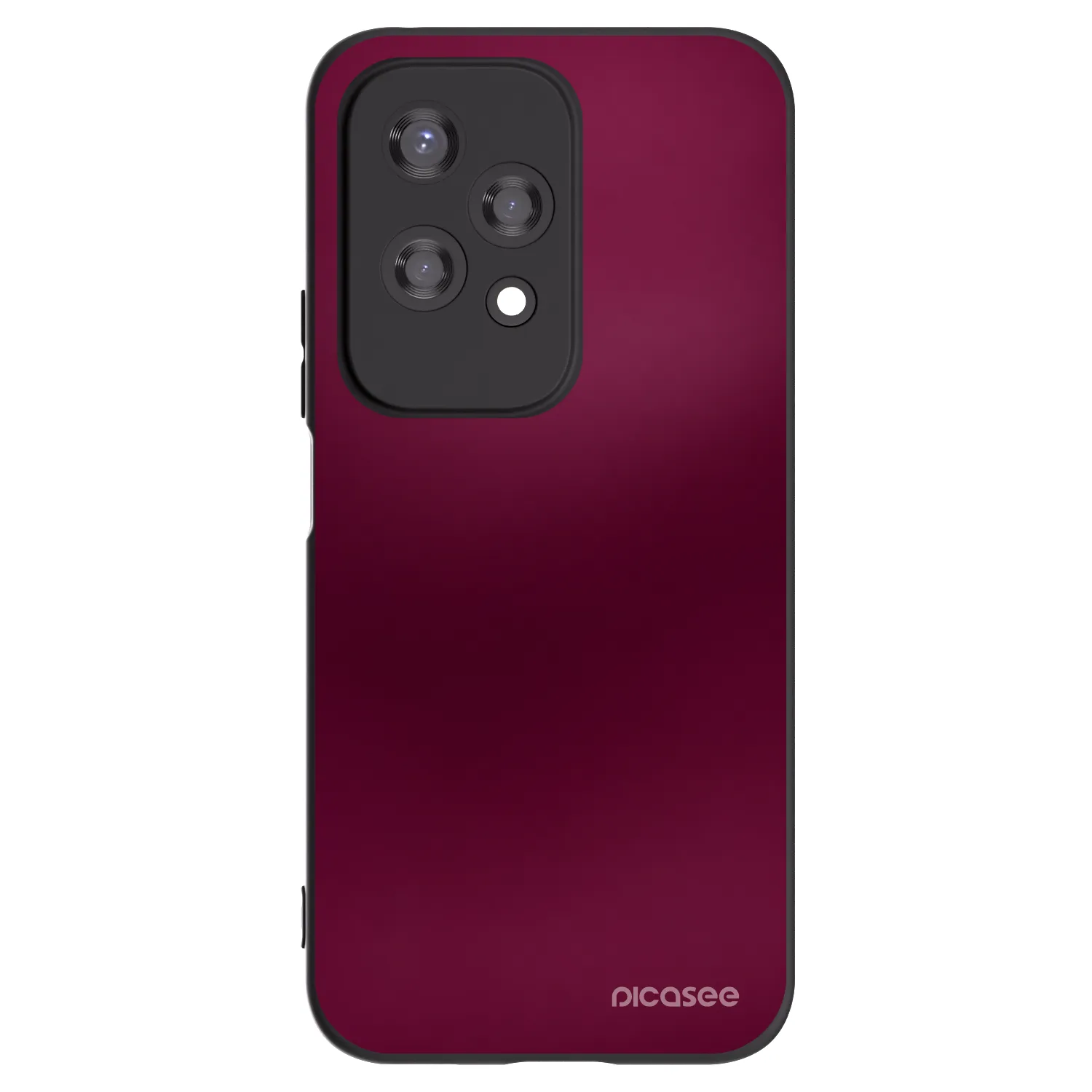 Picasee crna silikonska maskica za Honor 200 Lite - Velvet Bordeaux