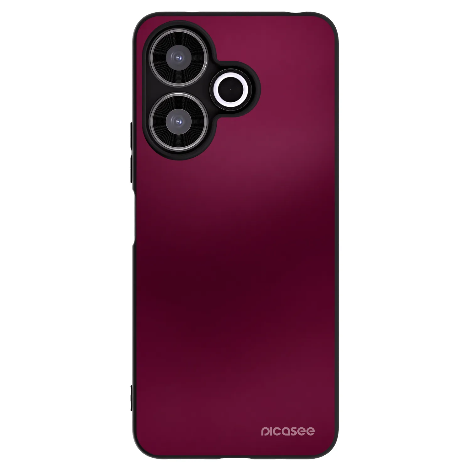 Picasee crna silikonska maskica za Xiaomi Redmi 13 4G - Velvet Bordeaux