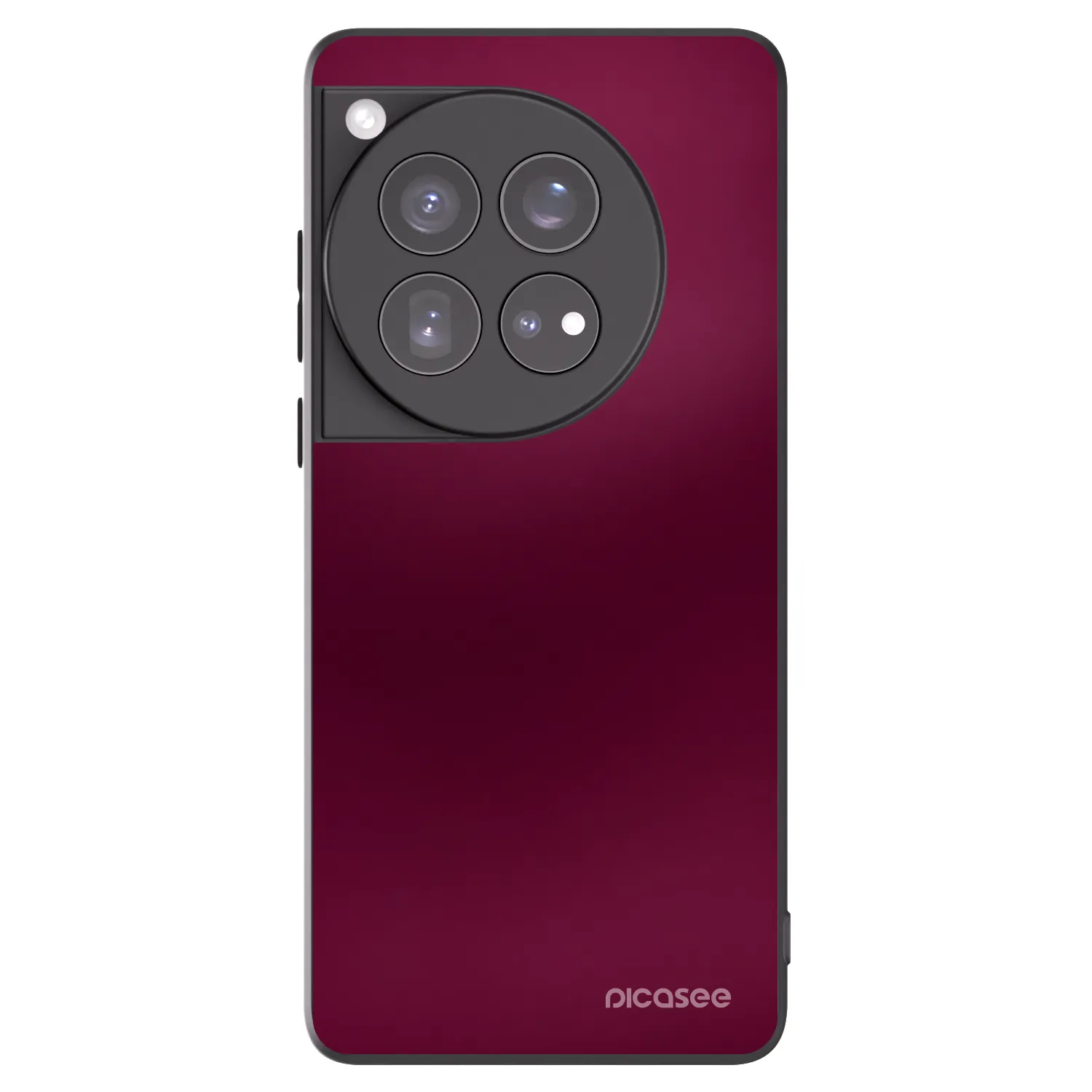 Picasee crna silikonska maskica za OnePlus 12 5G - Velvet Bordeaux