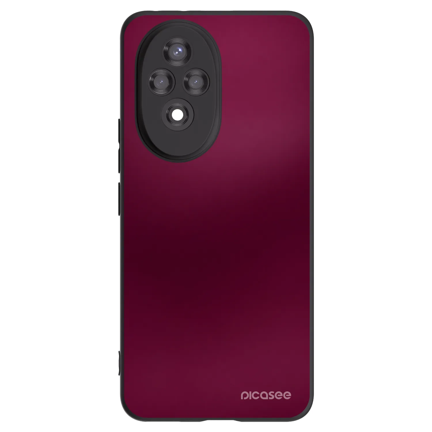 Picasee crna silikonska maskica za Honor 200 Pro 5G - Velvet Bordeaux