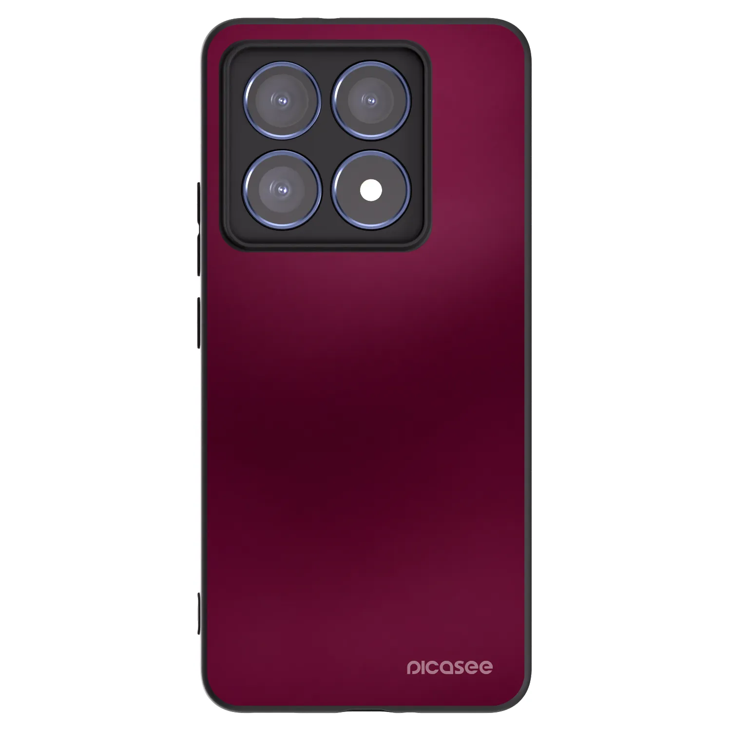 Picasee crna silikonska maskica za Xiaomi 14T Pro - Velvet Bordeaux