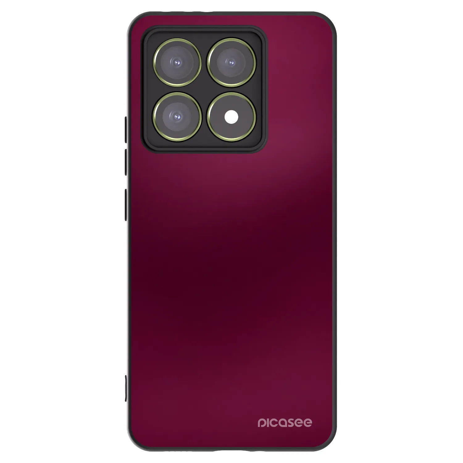 Picasee crna silikonska maskica za Xiaomi 14T - Velvet Bordeaux