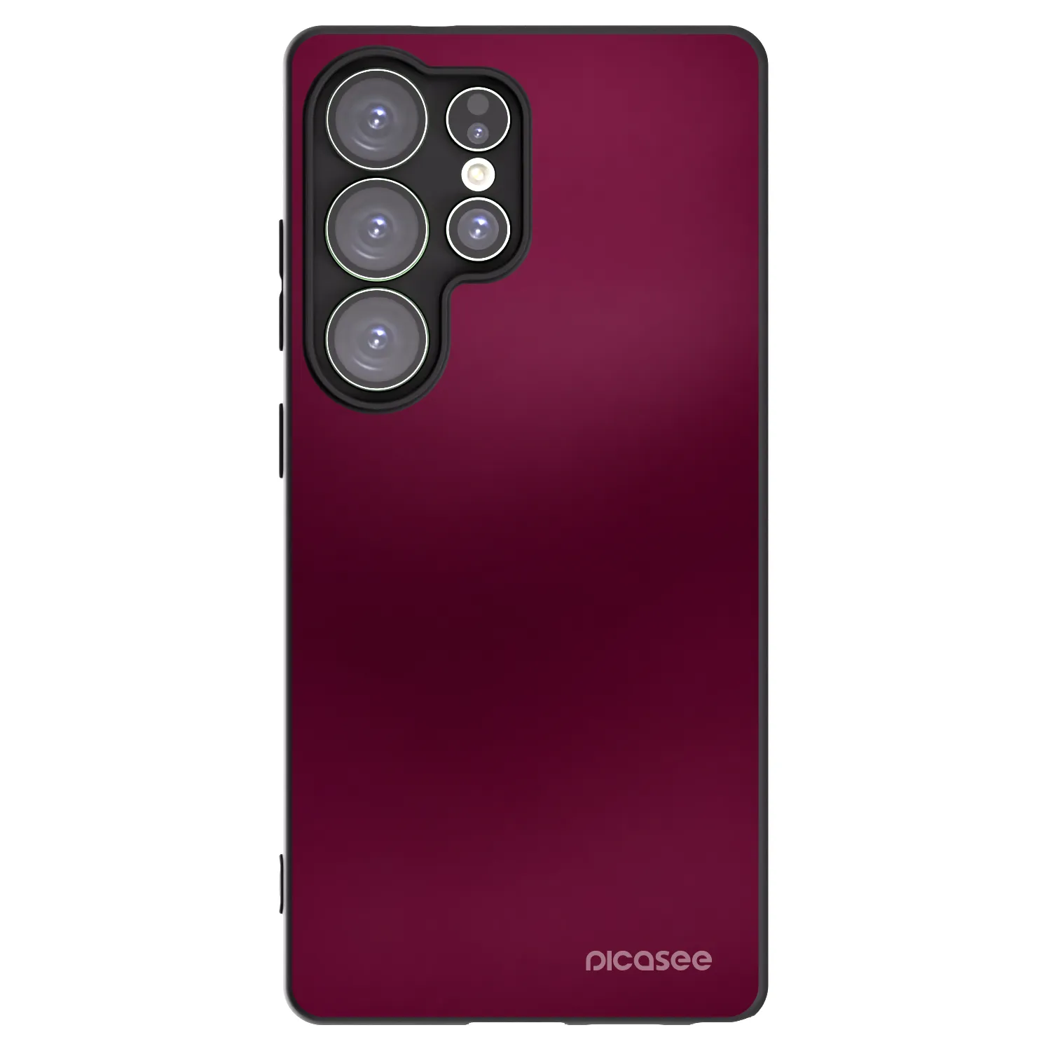 Picasee crna silikonska maskica za Samsung Galaxy S25 Ultra 5G - Velvet Bordeaux