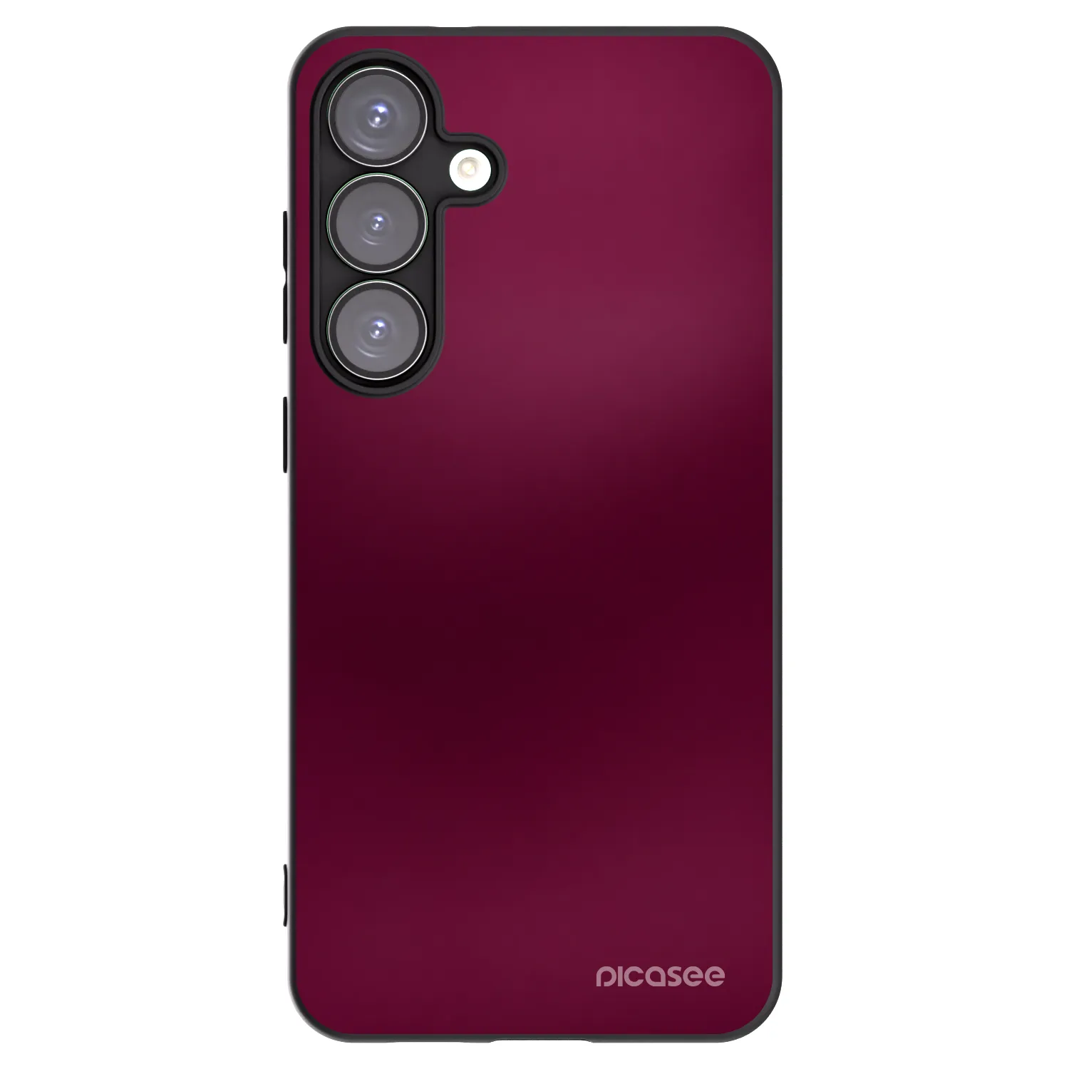 Picasee crna silikonska maskica za Samsung Galaxy S25+ 5G - Velvet Bordeaux