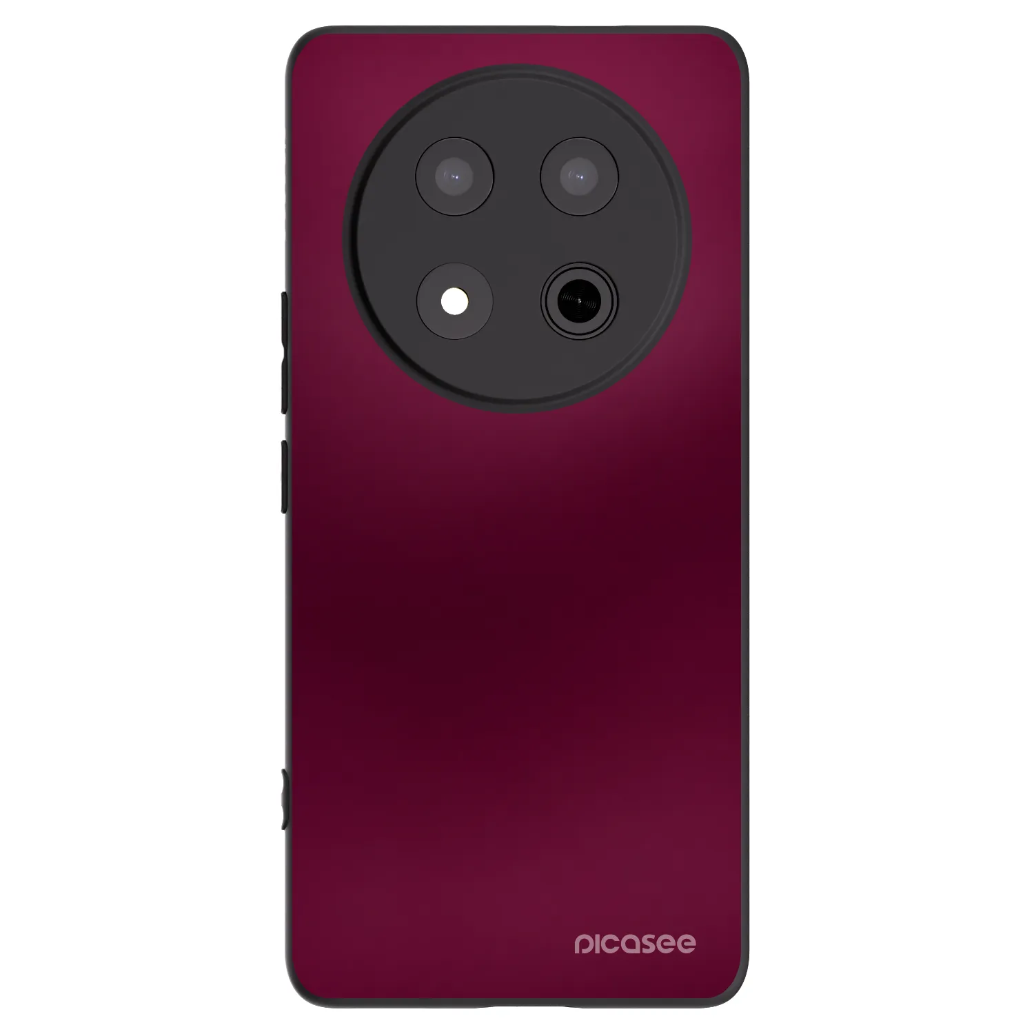Picasee crna silikonska maskica za Honor Magic7 Lite 5G - Velvet Bordeaux